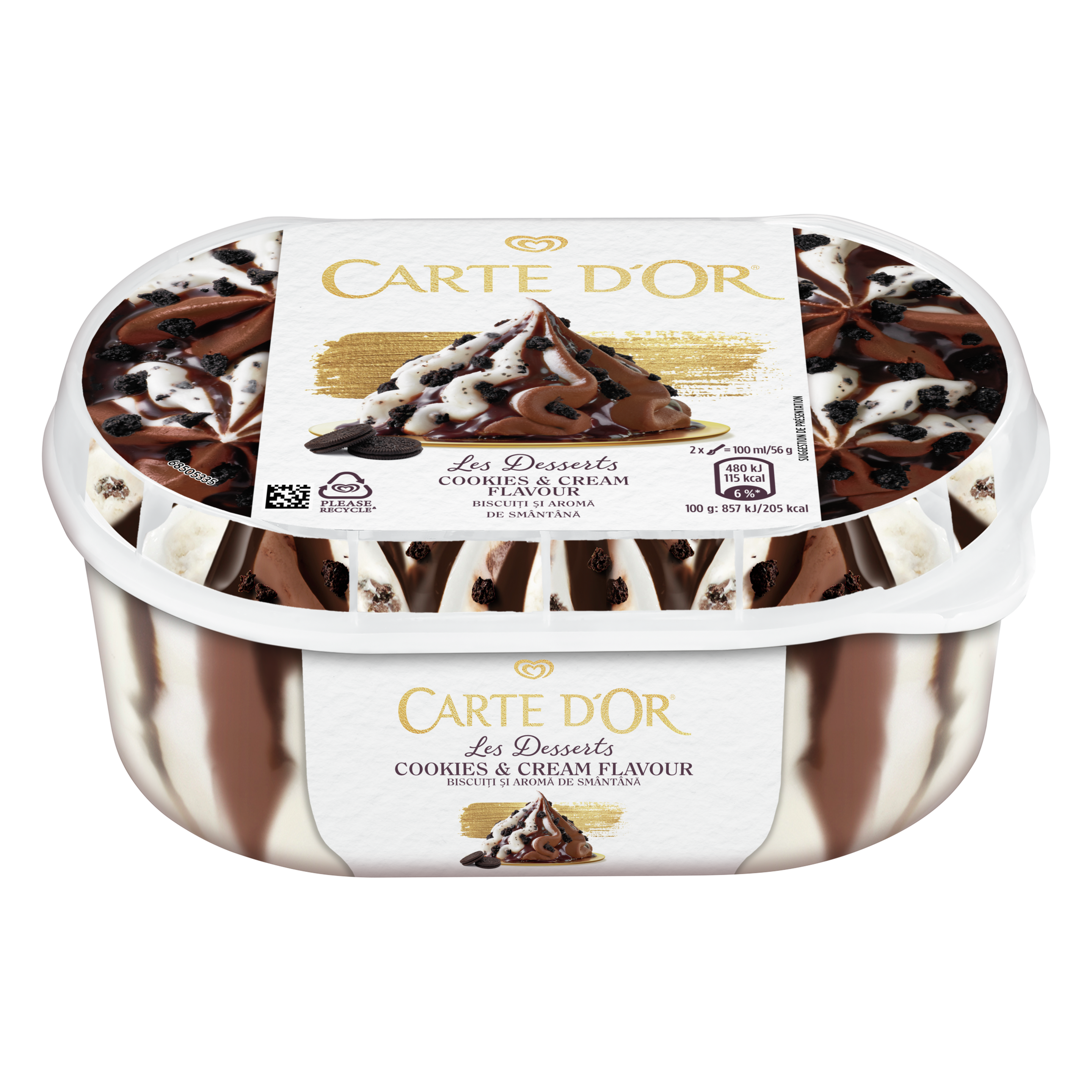 Carte d´Or Cookies and Cream Flavour 900ml