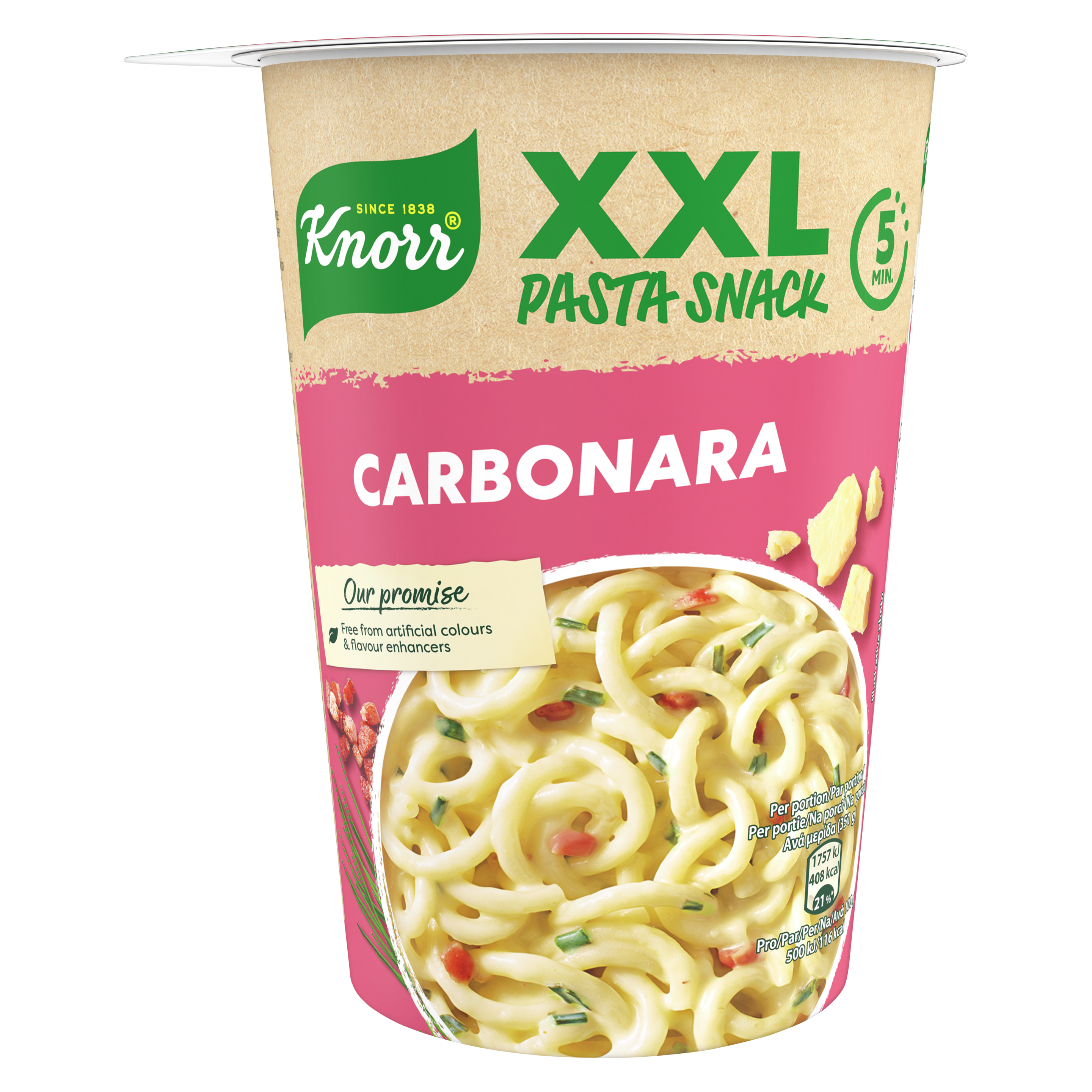Knorr XXL Pasta Snack Pot Carbonara