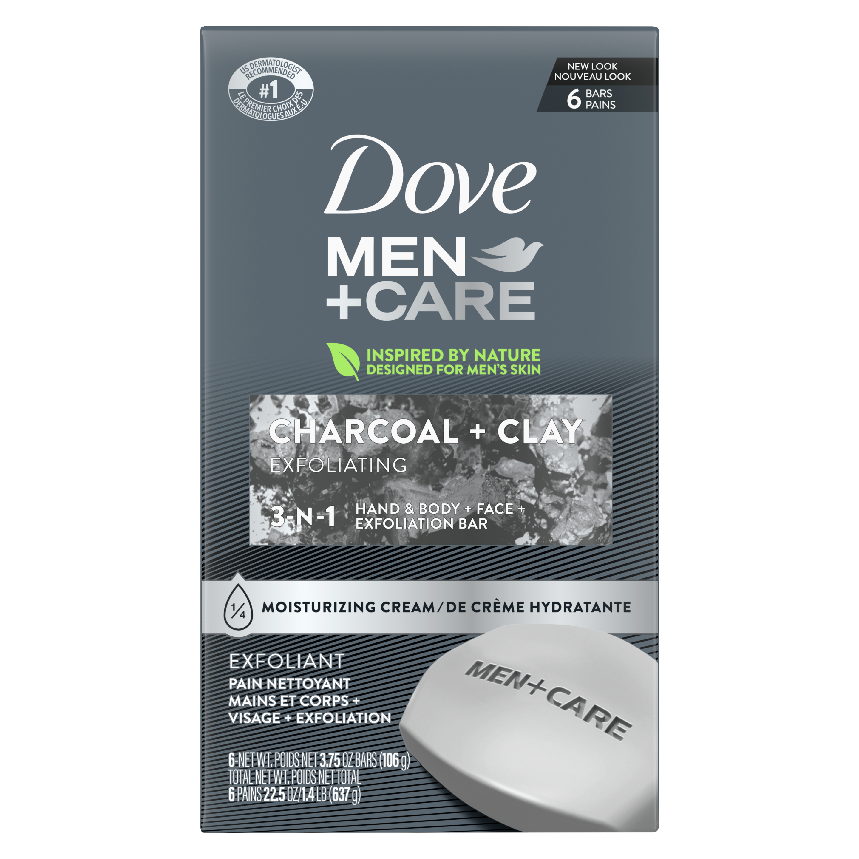 Dove Men + Care Charcoal + Clay bar soap review 