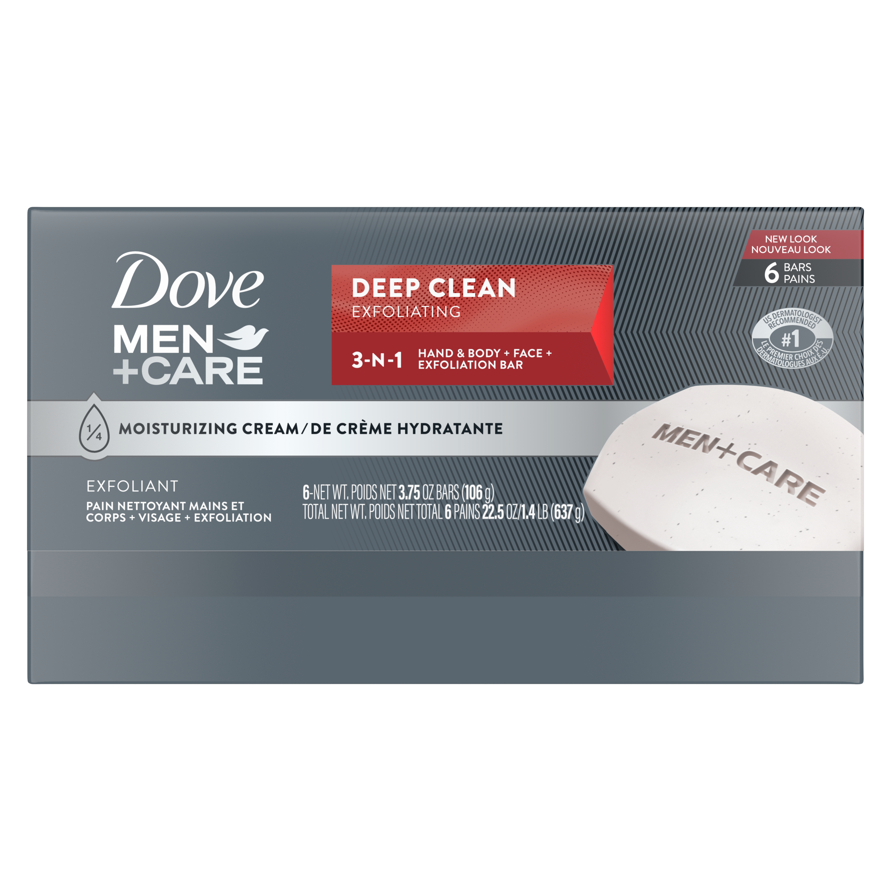Men+Care Deep Clean Body and Face Bar