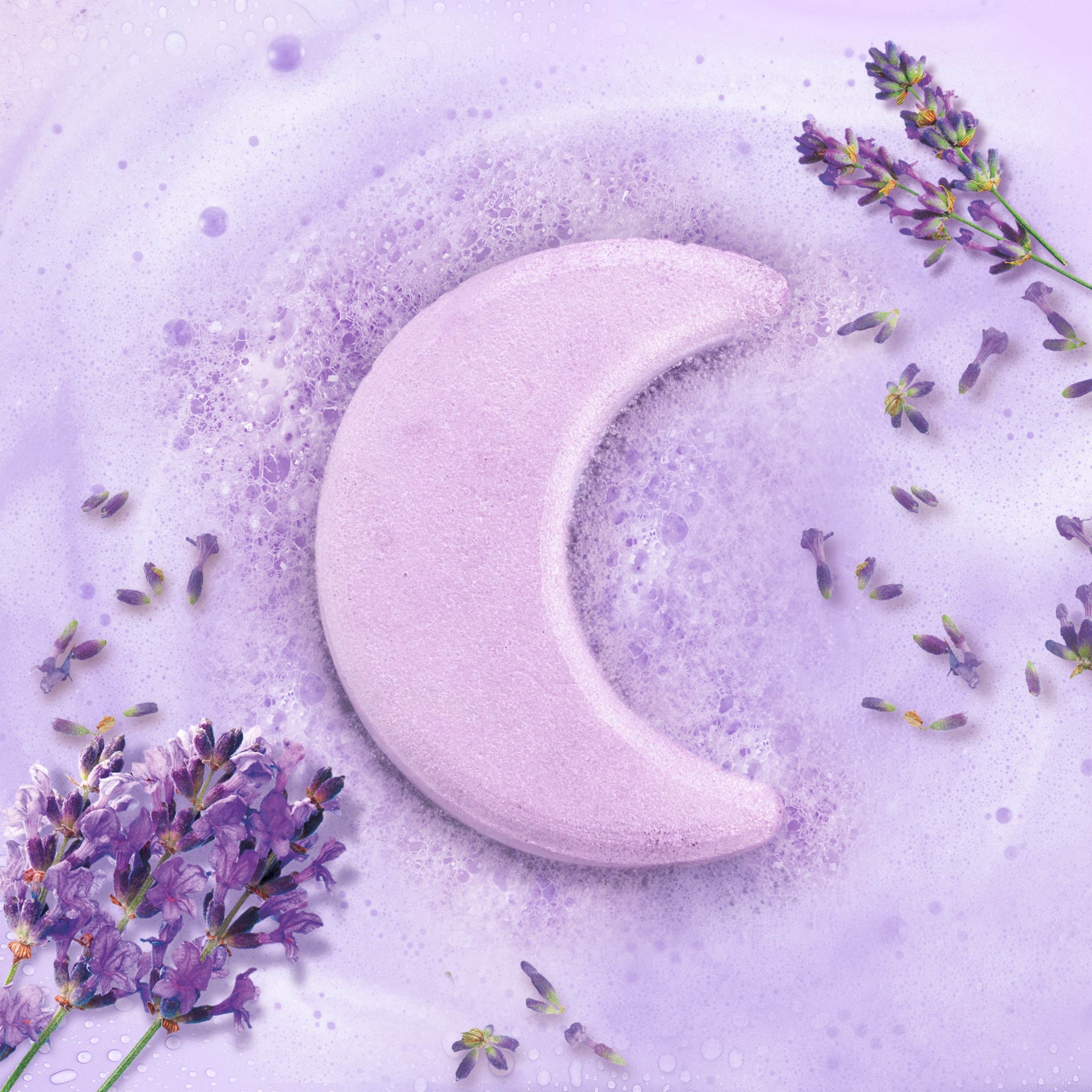 Texture Shot Love Beauty Planet Lavender & Hyssop Bath Bomb