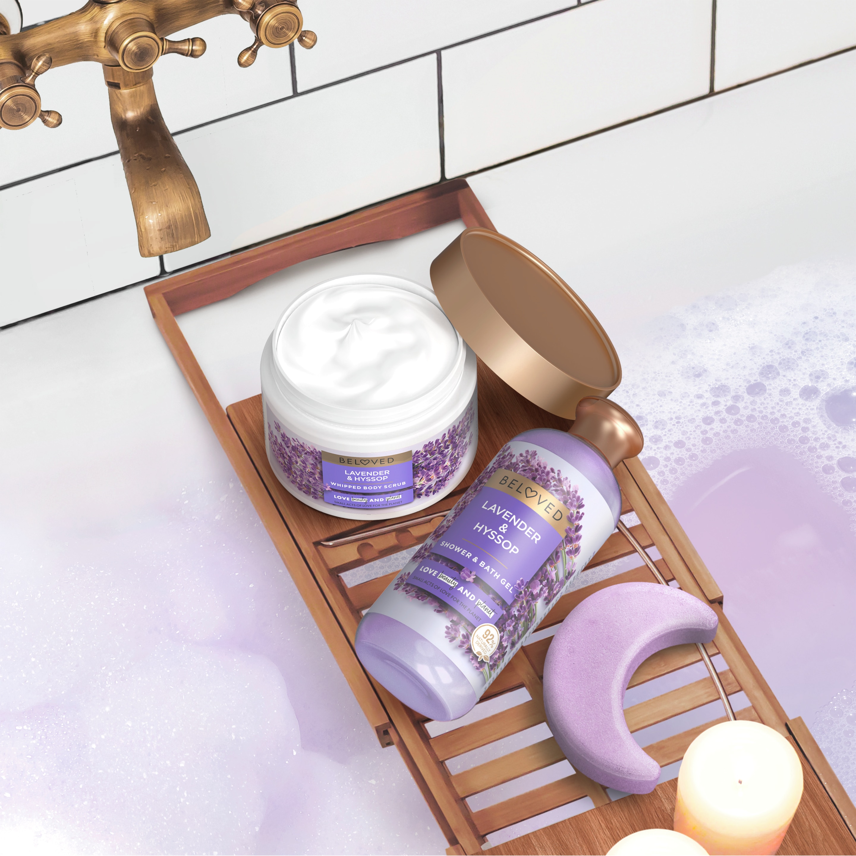 Lavender & Hyssop Bath & Shower Gel