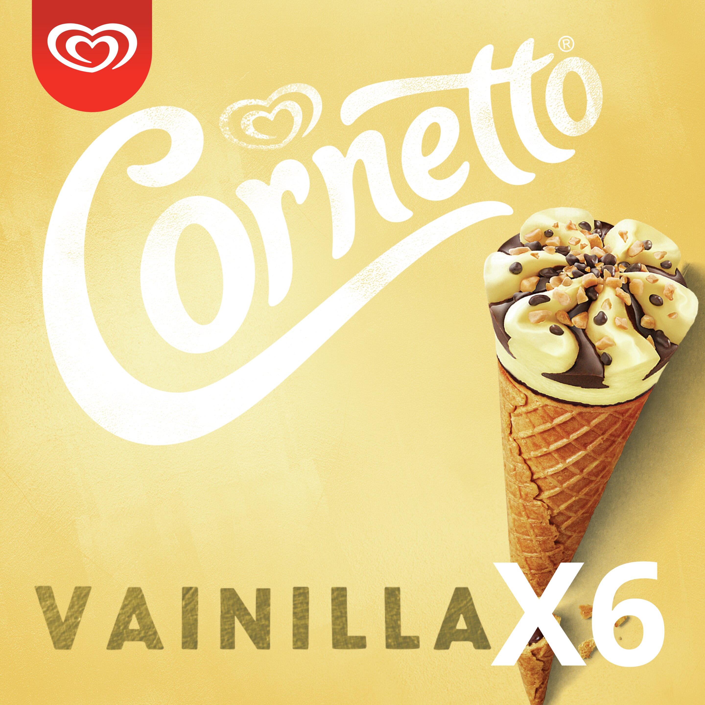 Cornetto Vainilla x 6