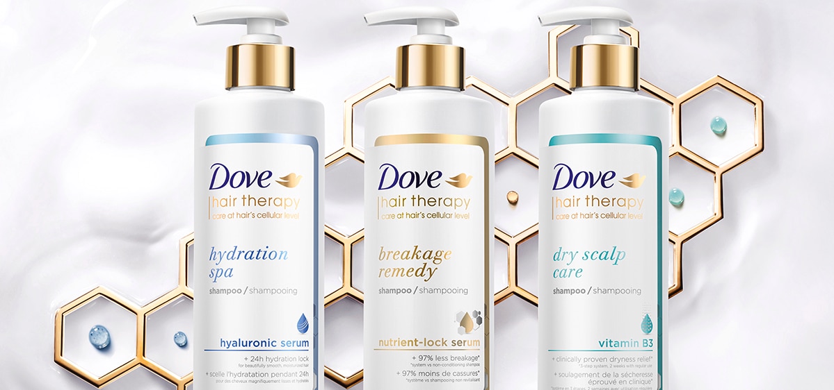 Dove Hair Therapy Range