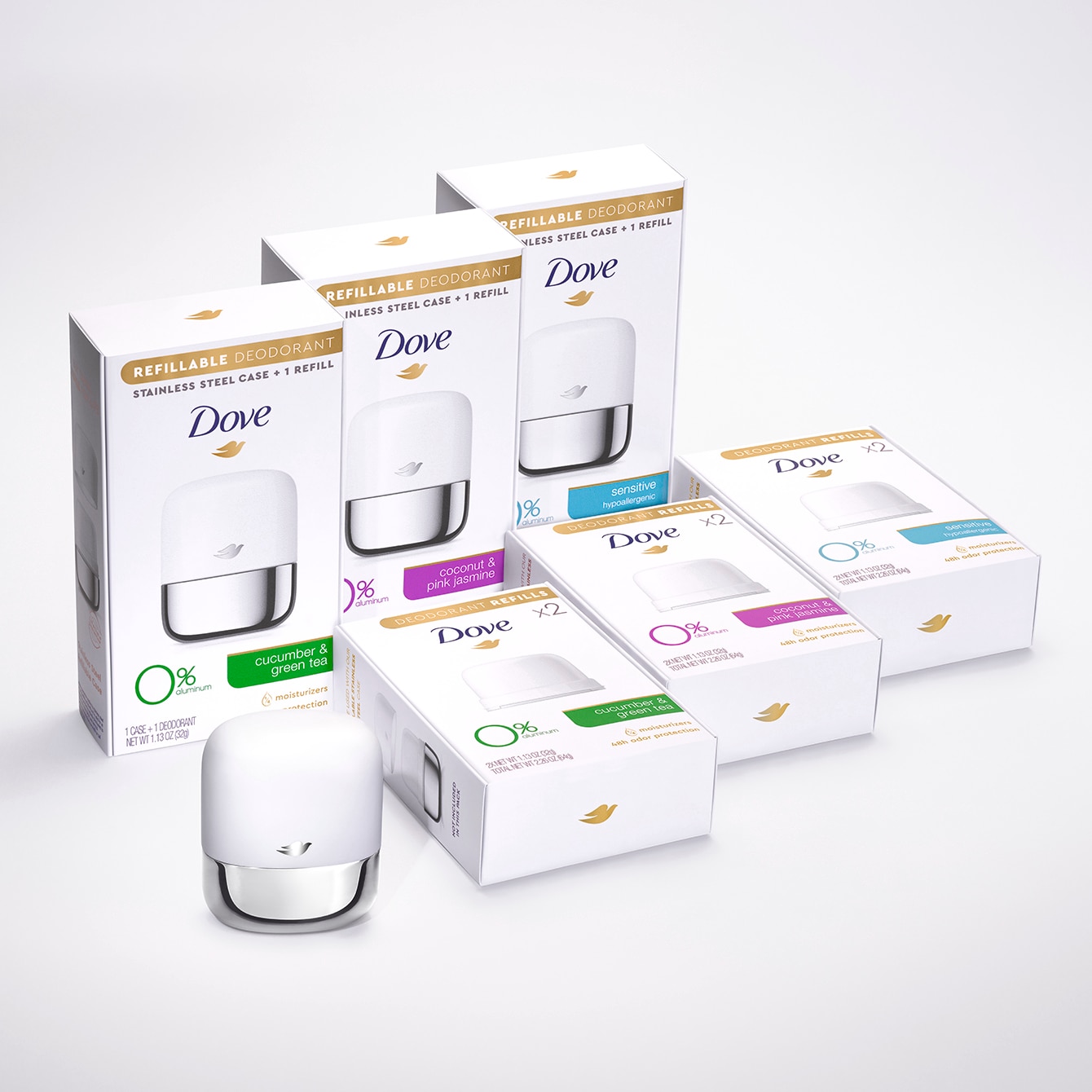 Refillable Deodorant Dove