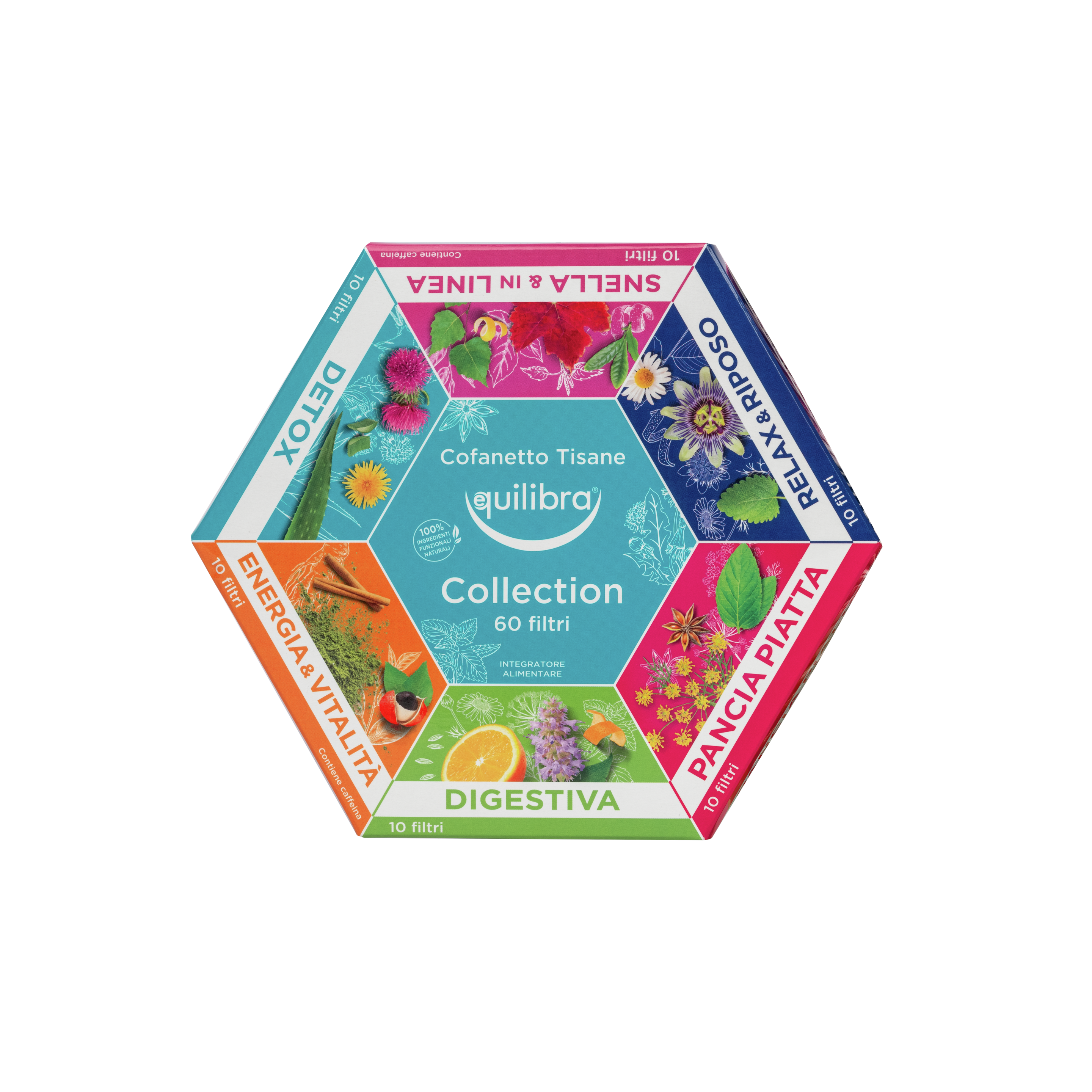 Cofanetto Tisane Equilibra<sup>®</sup>  - 60 filtri da 2g - 120 g