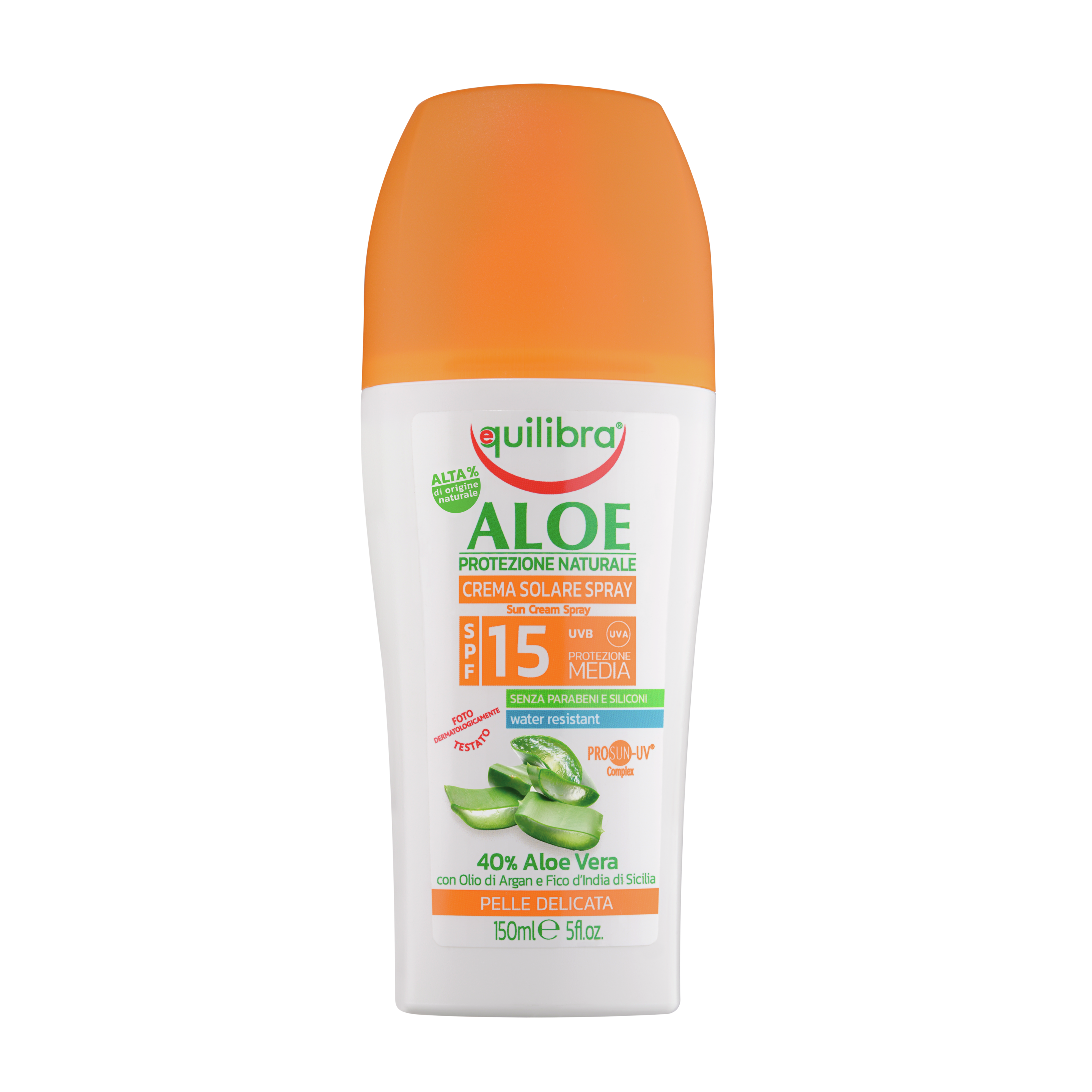 Aloe Spray Solare Spf 15 Equilibra<sup>®</sup> - Flacone da 150 ml