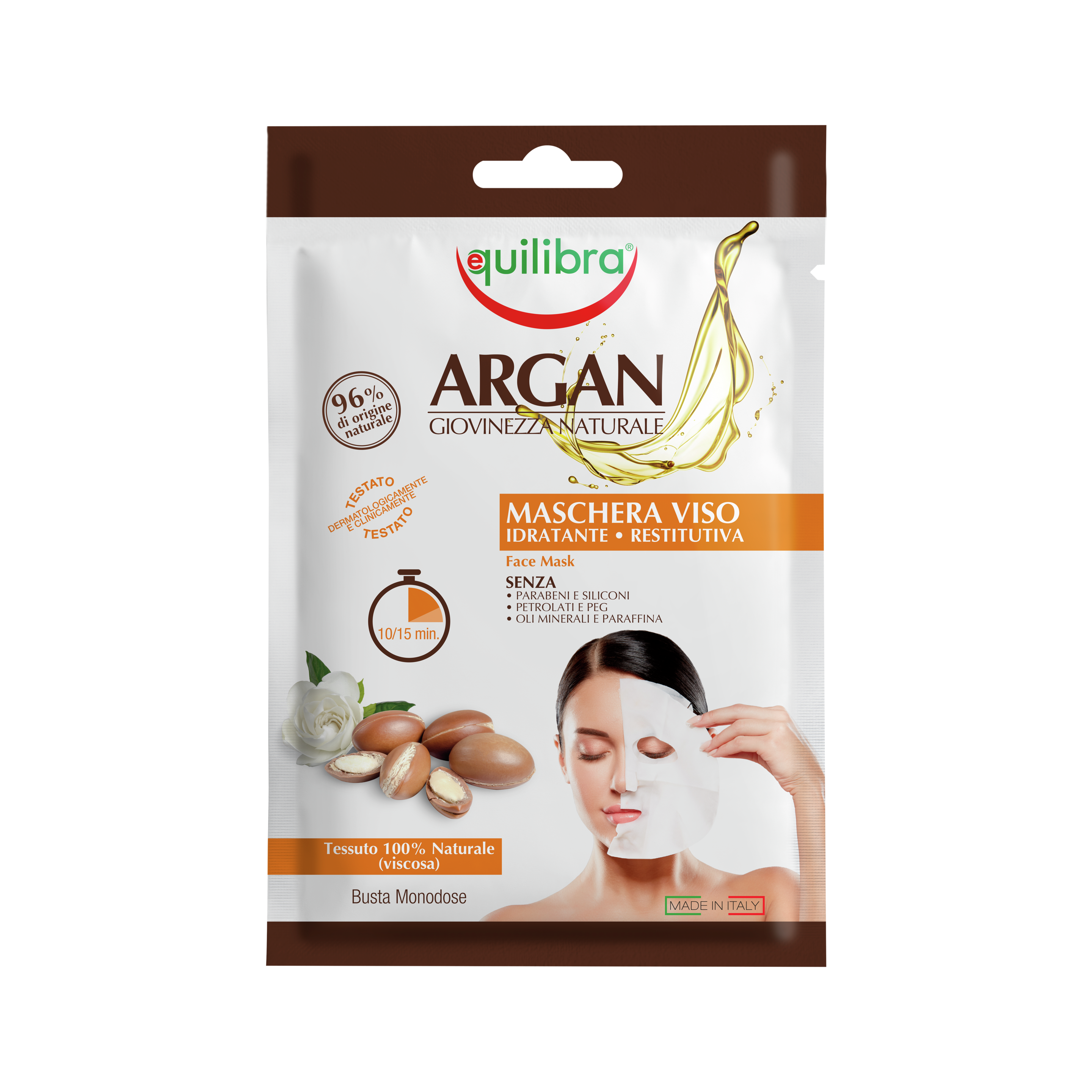 Argan Maschera Viso Equilibra<sup>®</sup> - Busta monodose