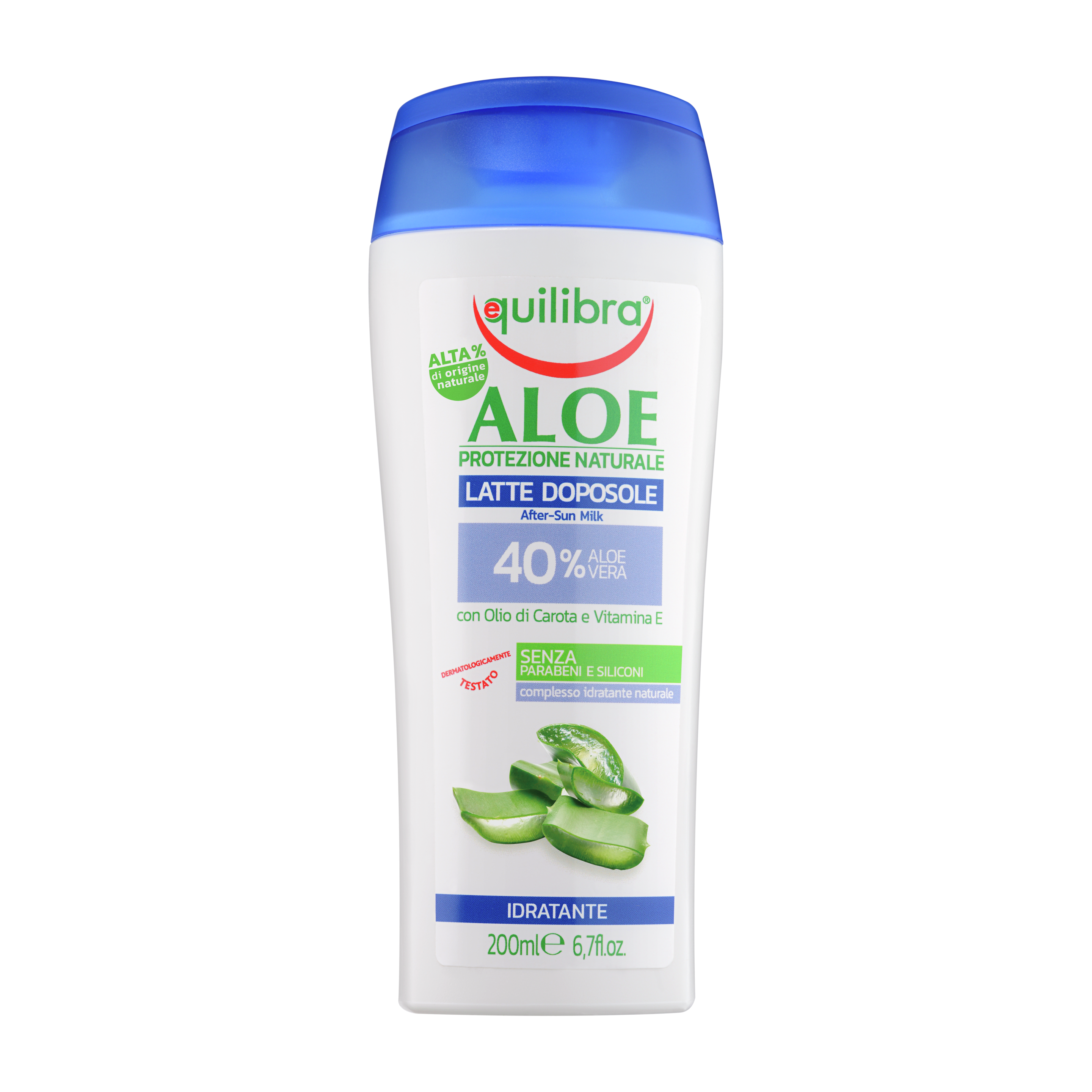 Aloe Latte Doposole Idratante Equilibra<sup>®</sup>  - Flacone da 200 ml