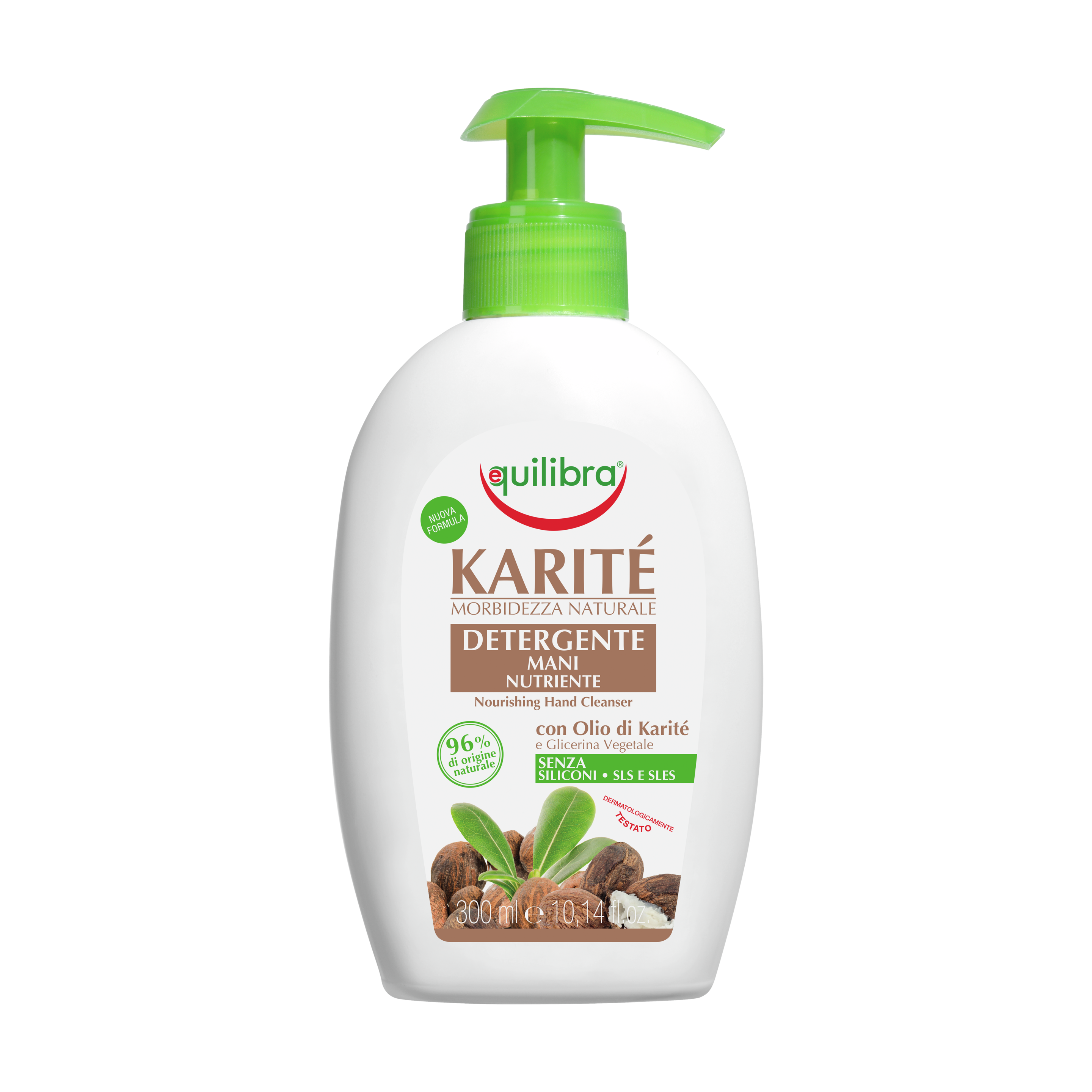 Detergente Mani-Viso Karité Equilibra<sup>®</sup>  - Flacone + pompa da 300 ml