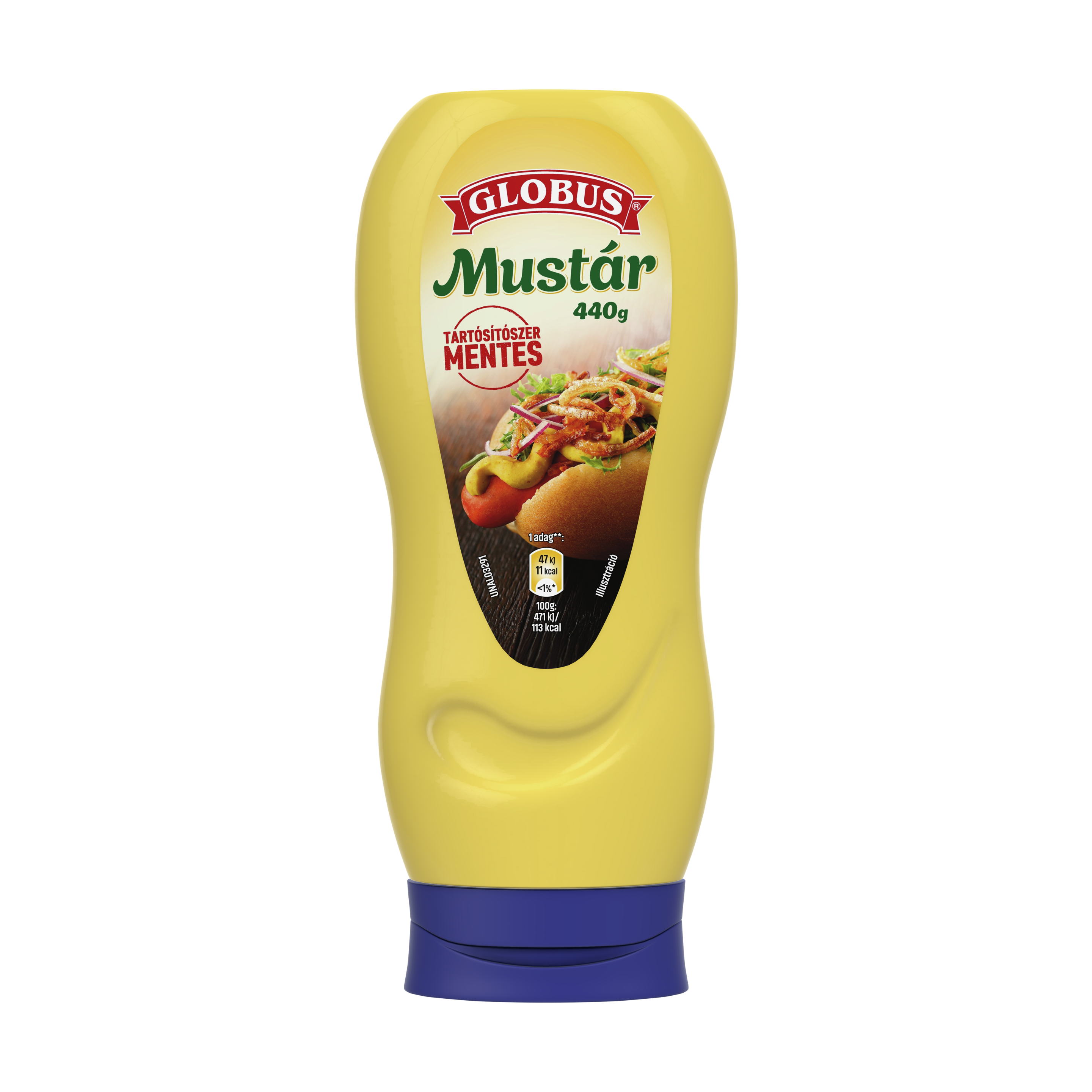 Globus Mustár 440 g packshot