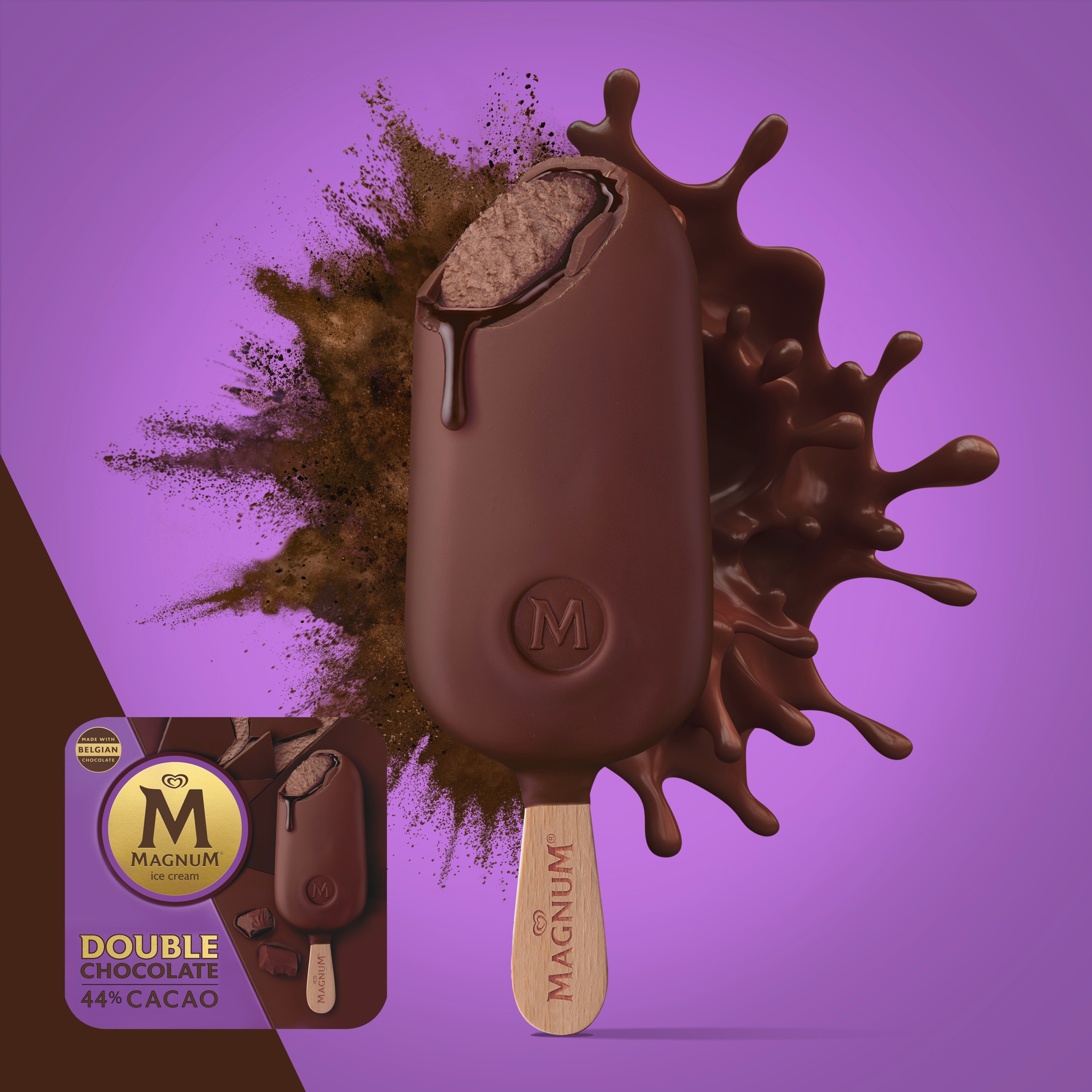 Magnum store double chocolate