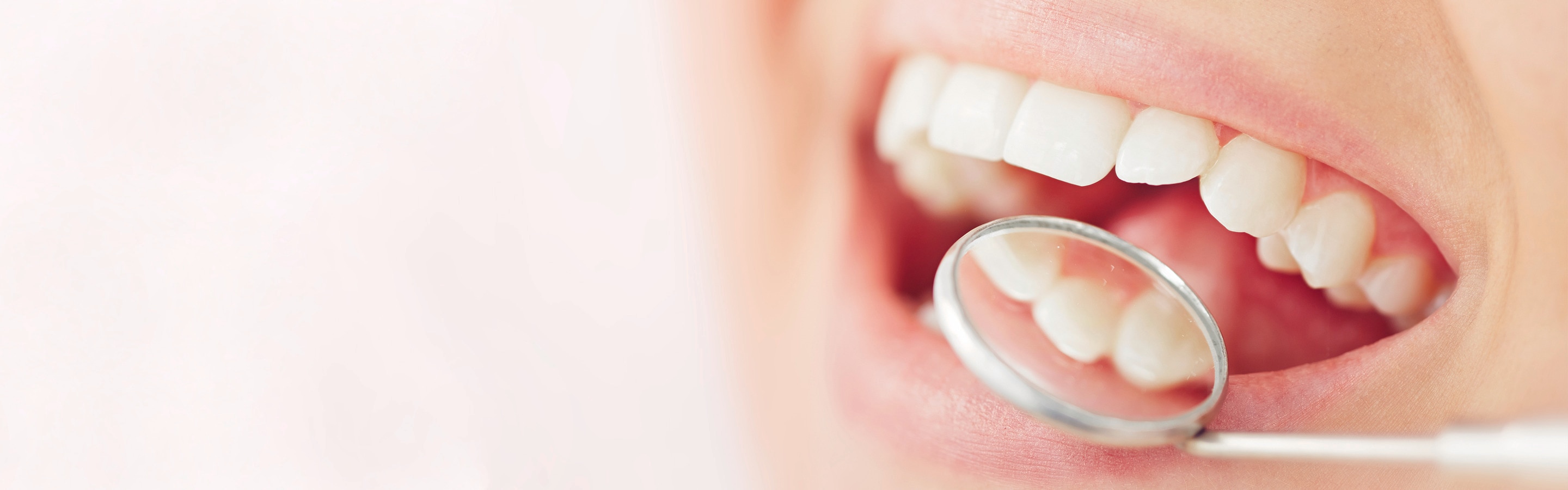 Close up of a teeth being examined