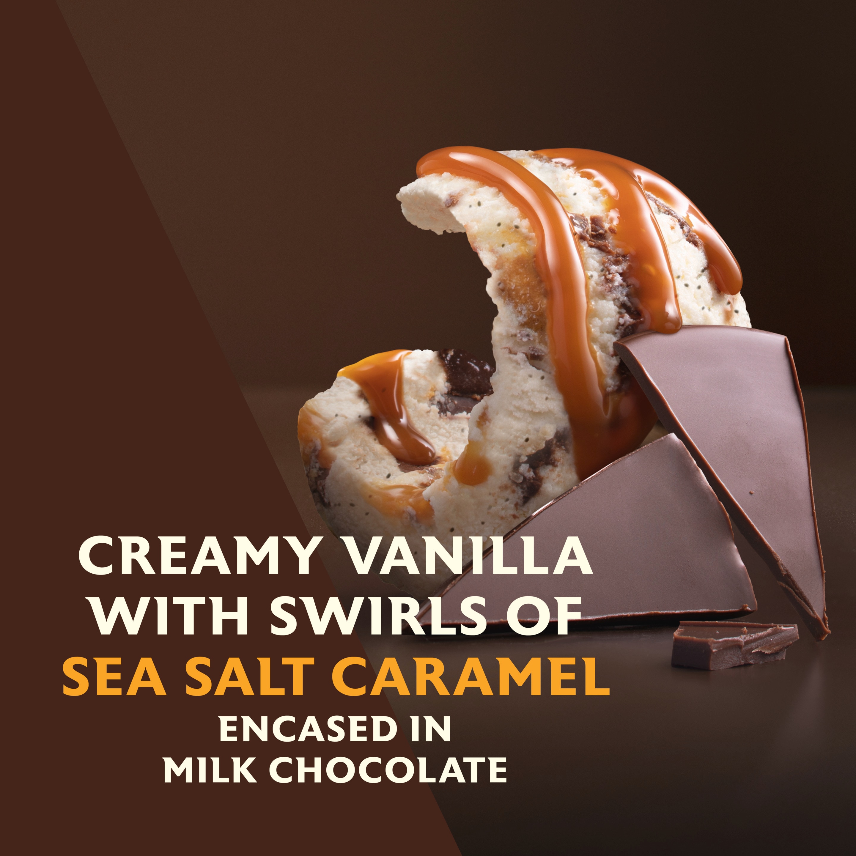 Magnum Double Sea Salt Caramel Vanilla & Caramel Swirl Milk