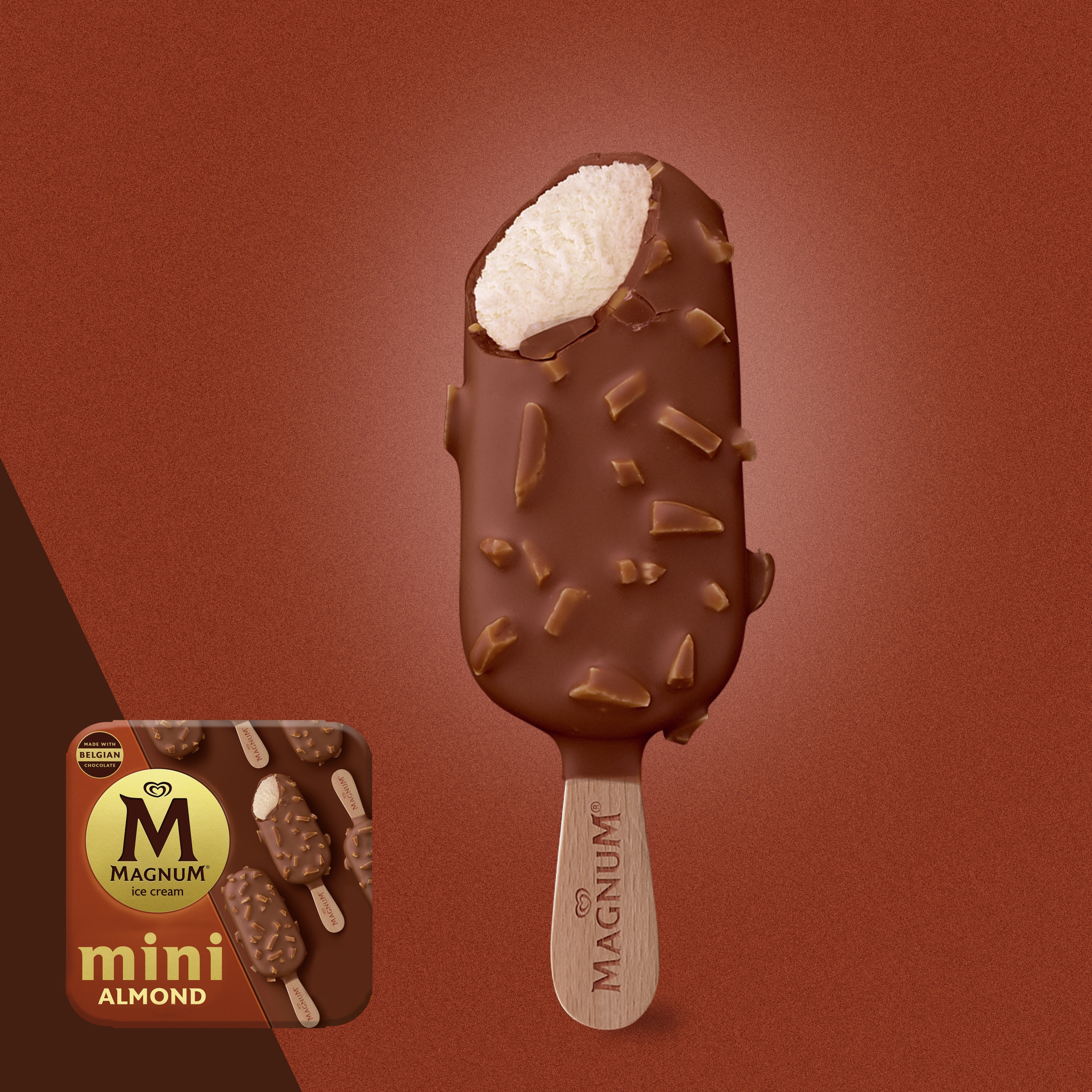 Mini Almond Ice Cream Bar