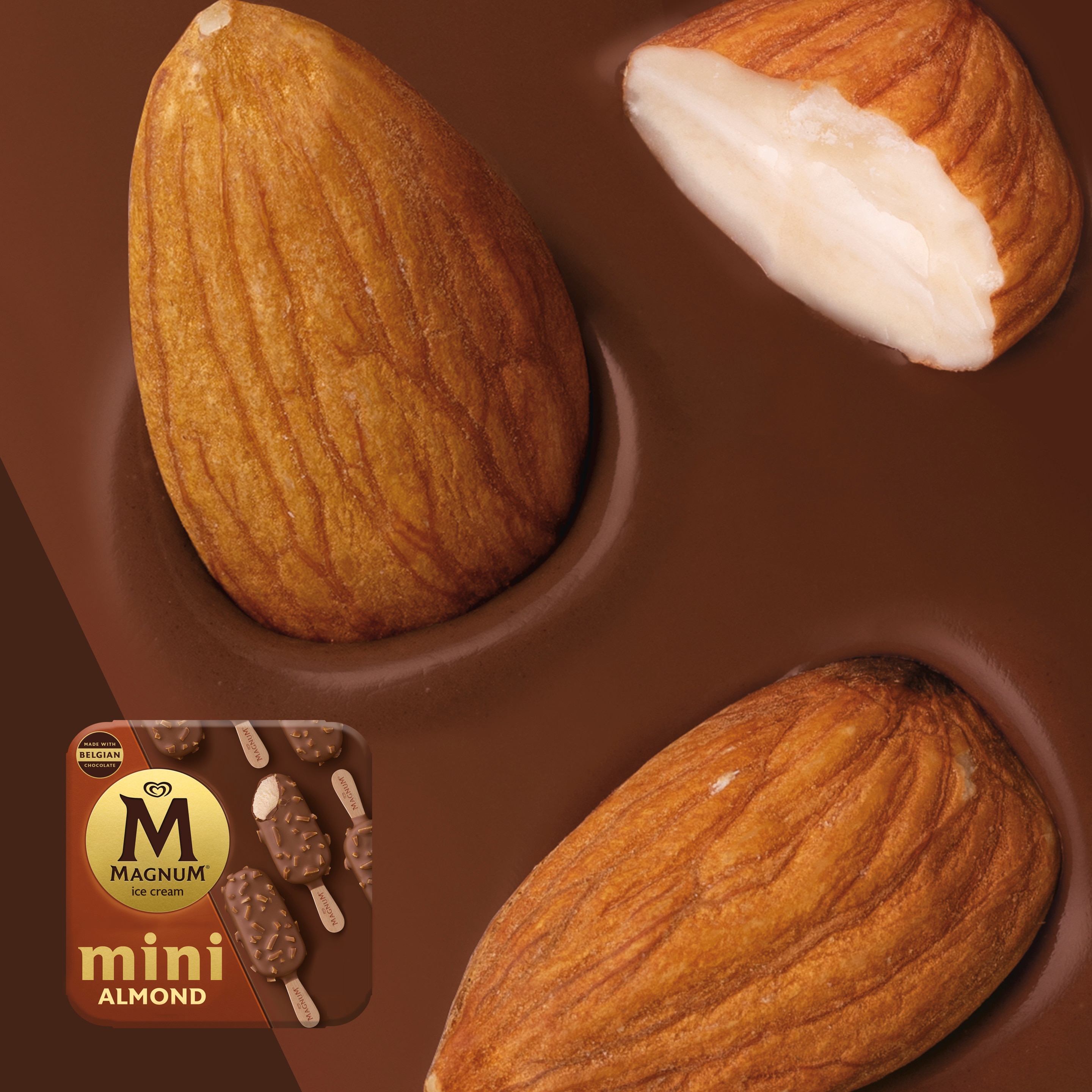 Mini Almond Ice Cream Bar