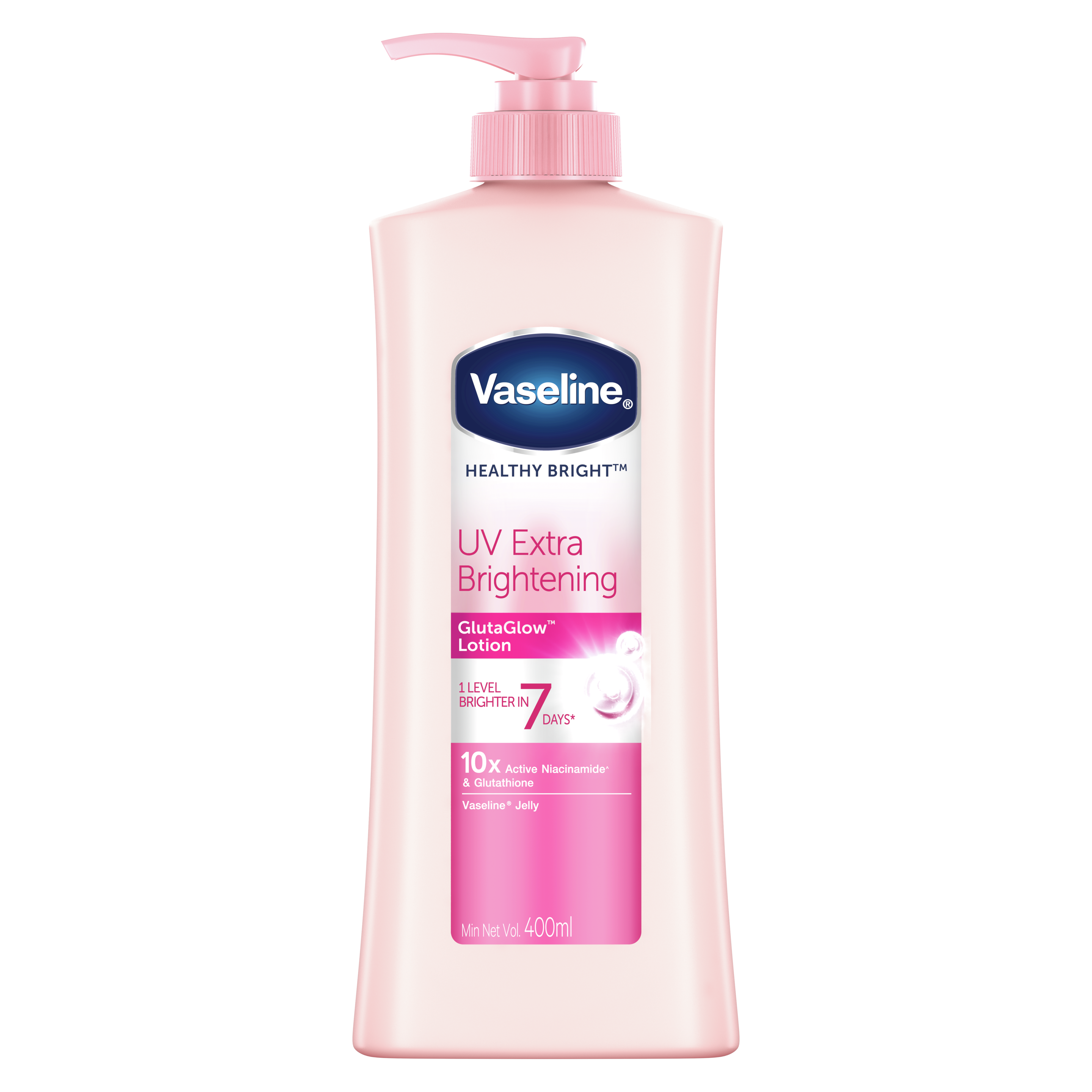 Vaseline Healthy Bright UV Extra Brightening 400ml FOP Pack
