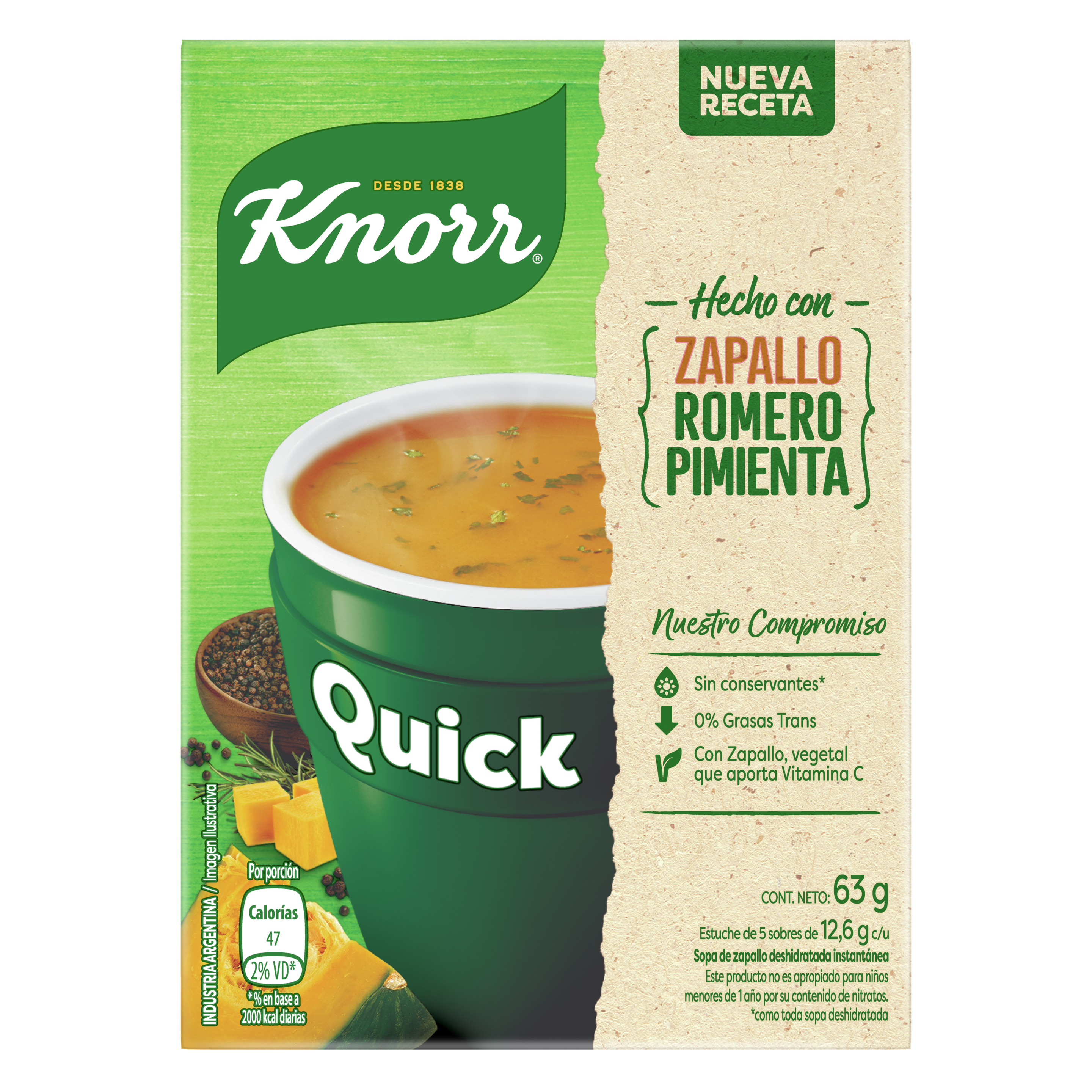 Sopa Quick de Zapallo