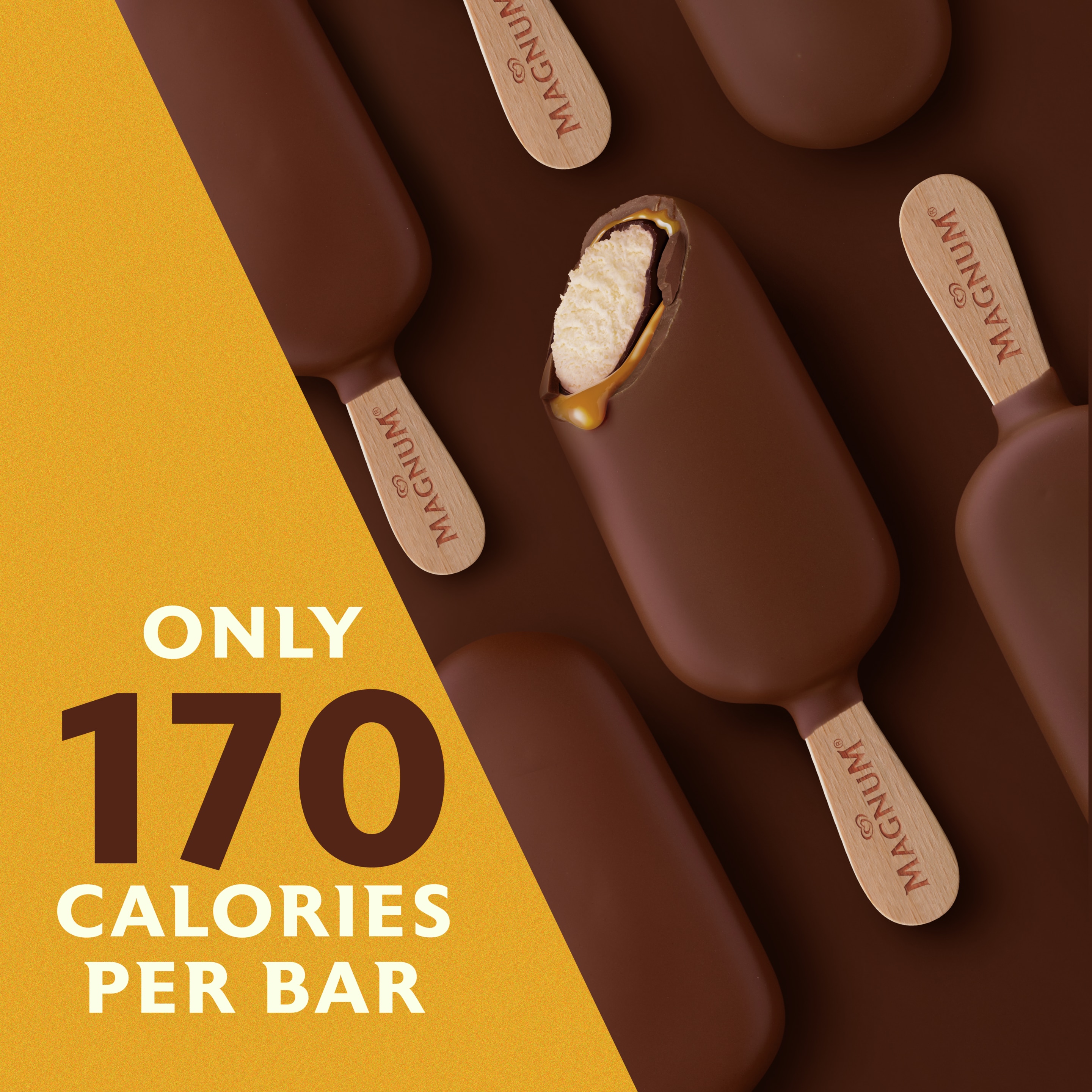 Mini Double Caramel Ice Cream Bar