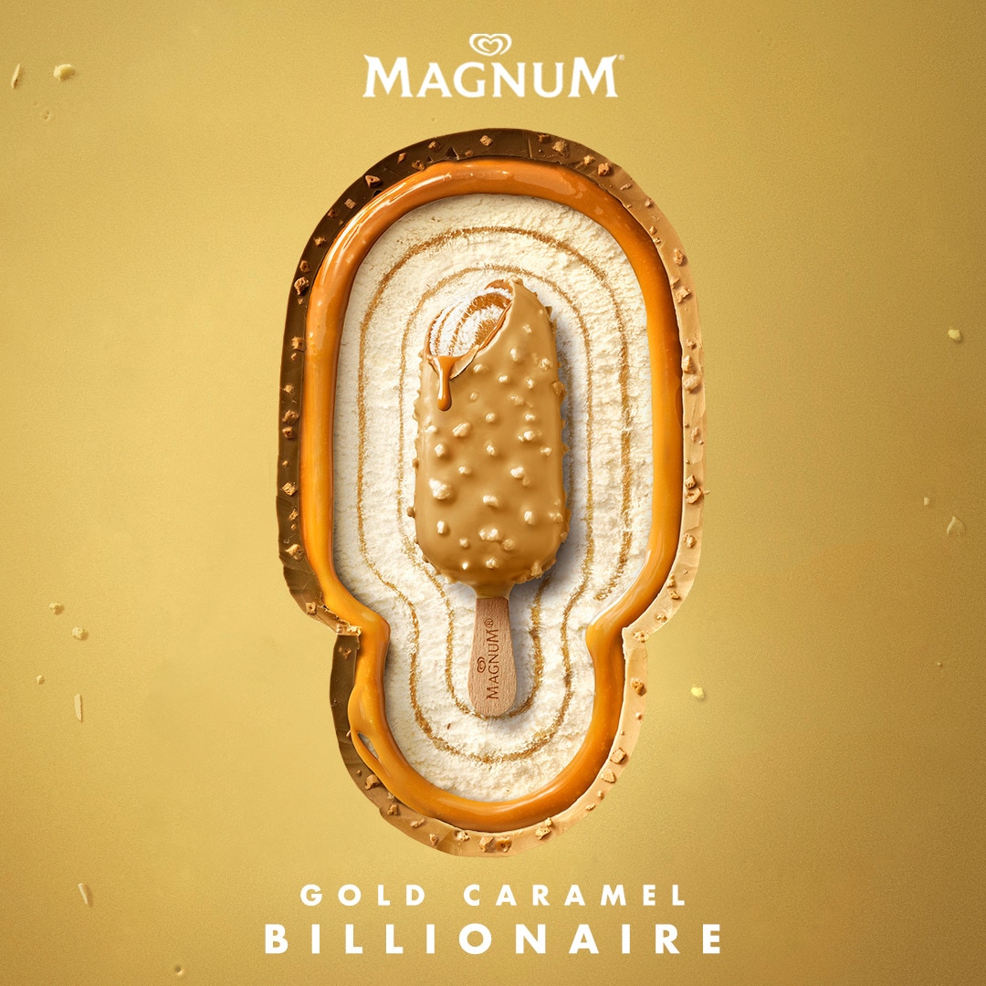 Image of a Magnum Billionaire ice cream stick