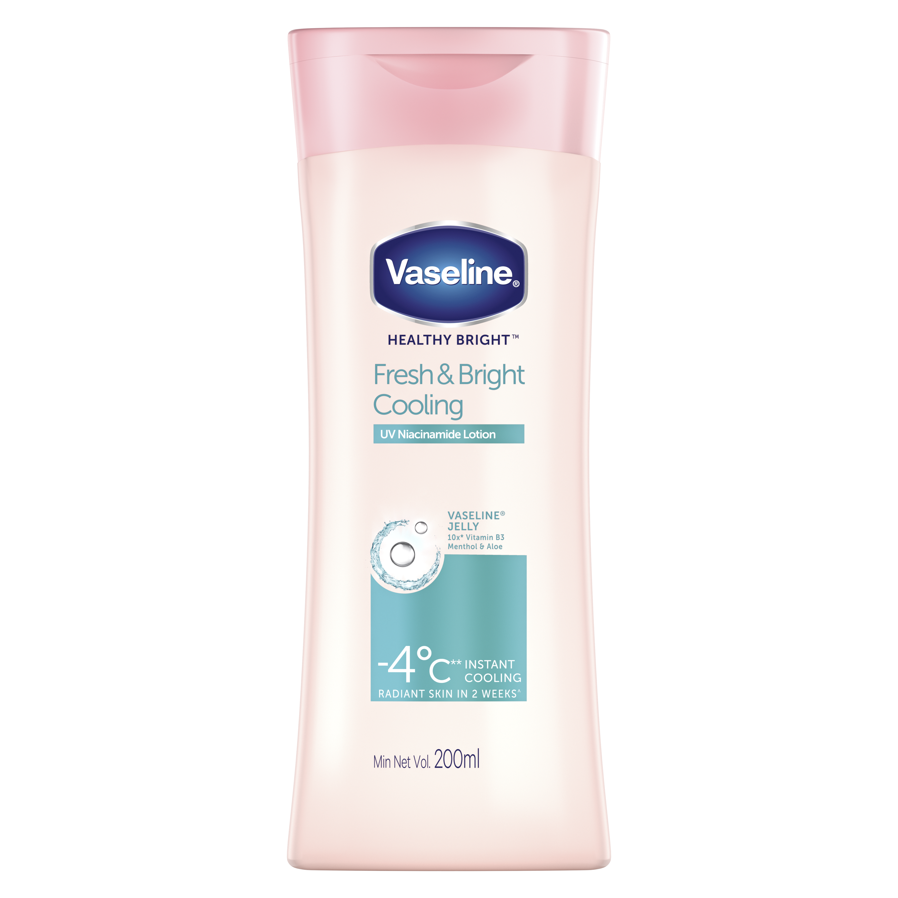 Vaseline Healthy Bright Fresh & Bright Cooling UV Gel 200ml FOP Pack