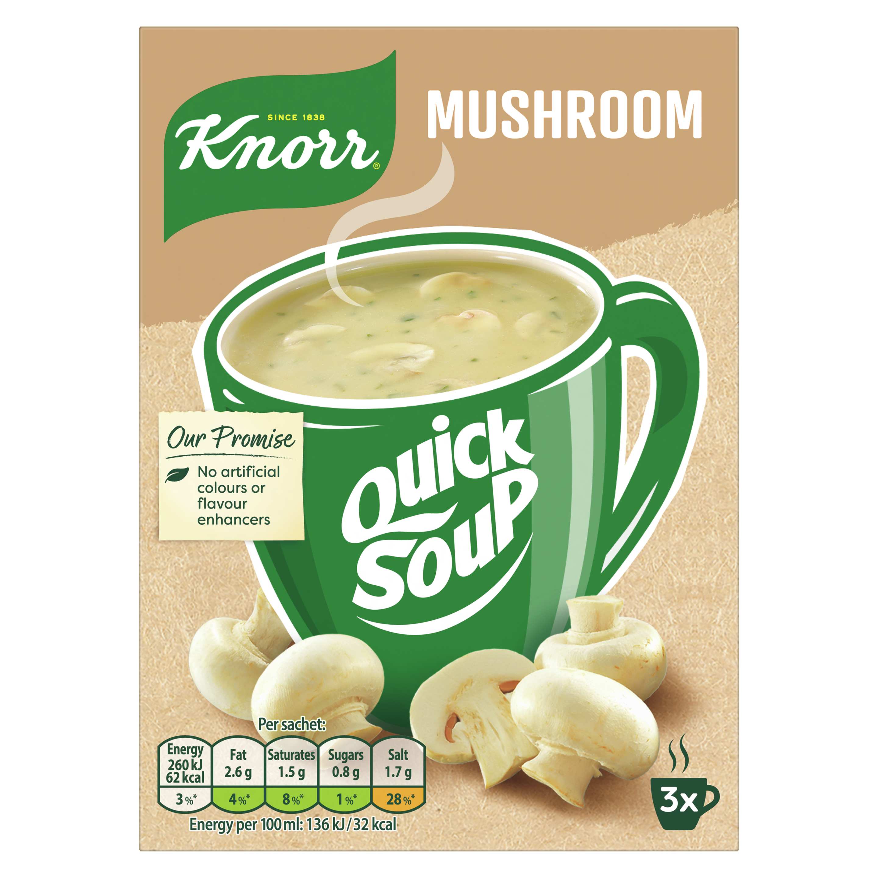Knorr Quick Soup Μανιταρόσουπα