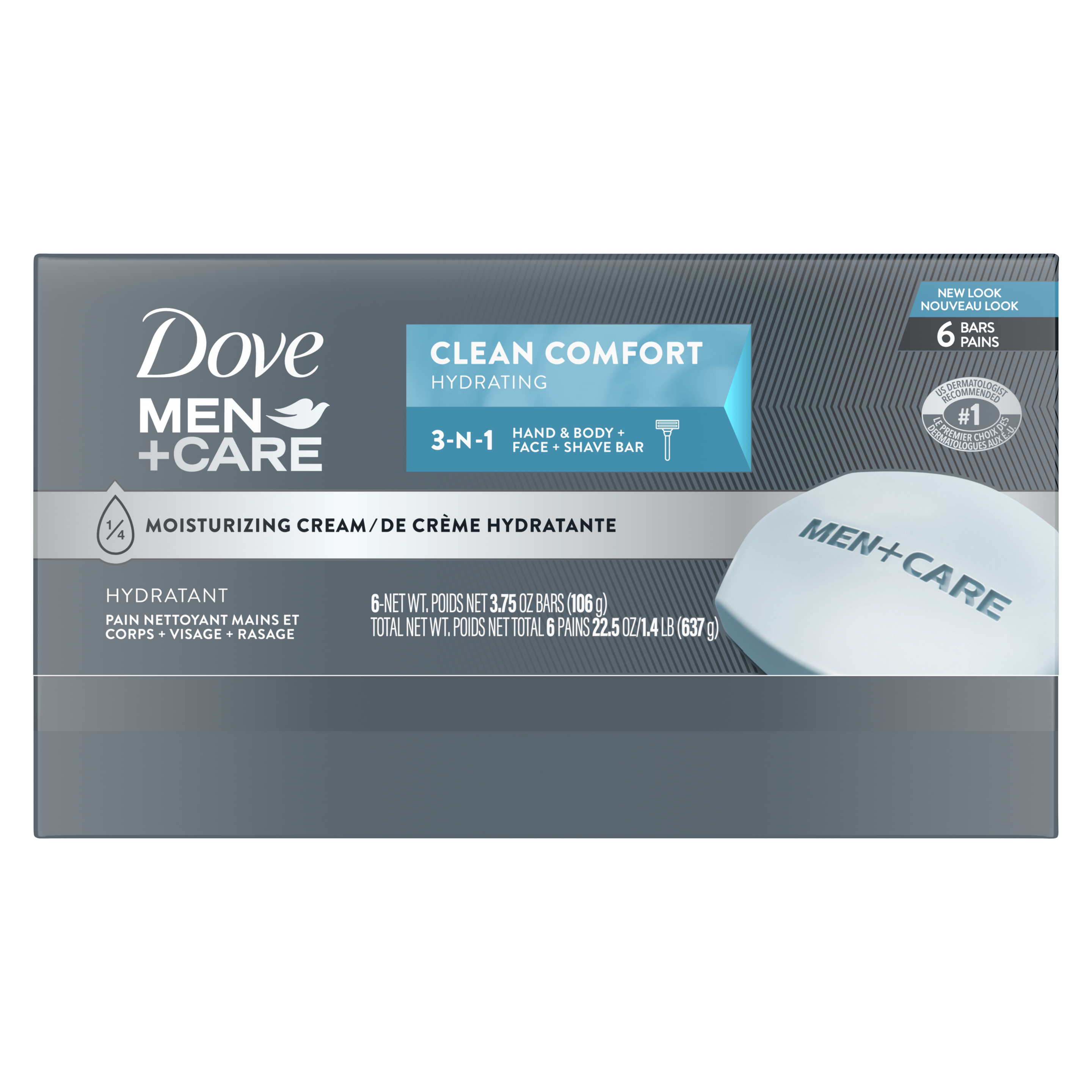 Men+Care Clean Comfort Body and Face Bar
