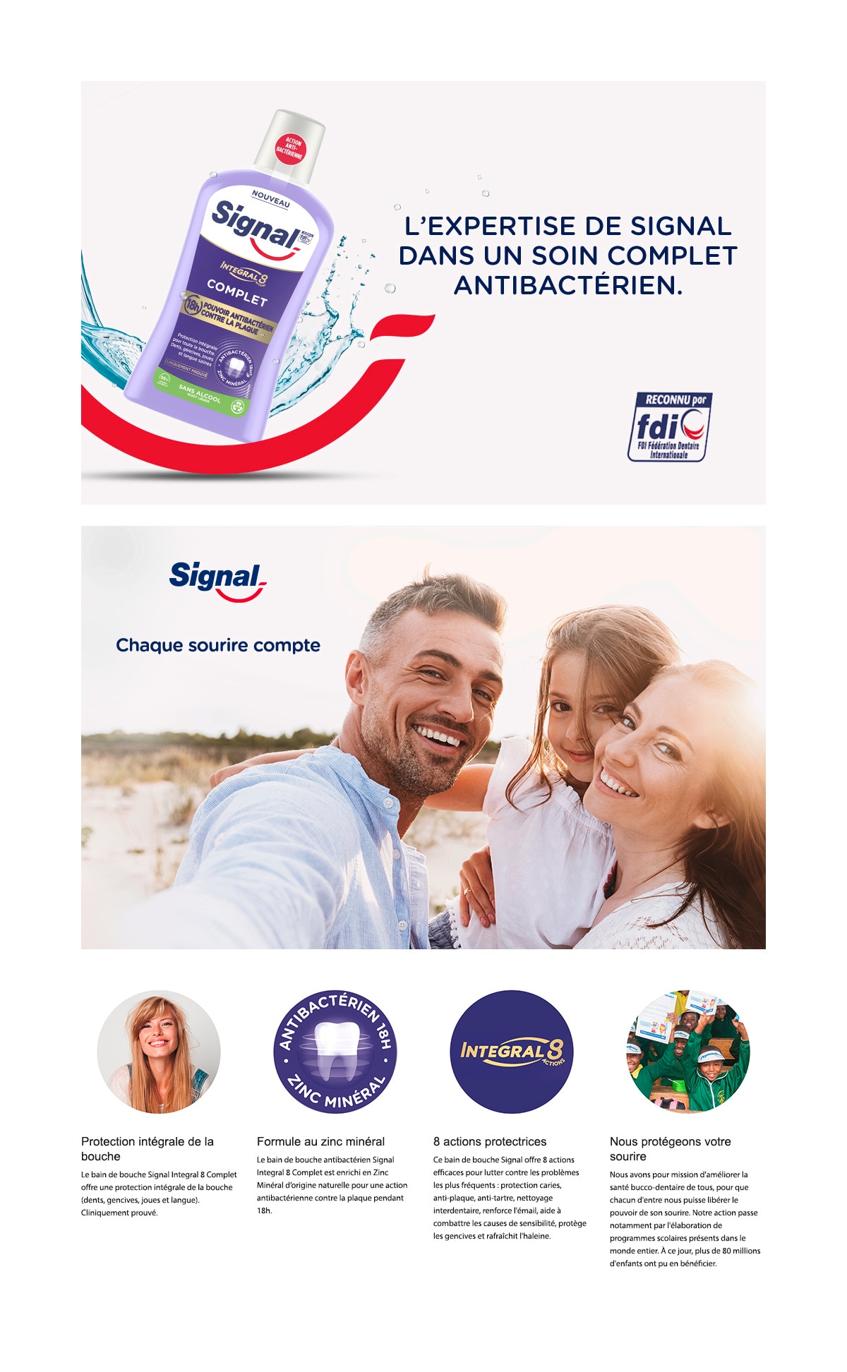 Signal Bain de Bouche Integral 8 Complet 500ml