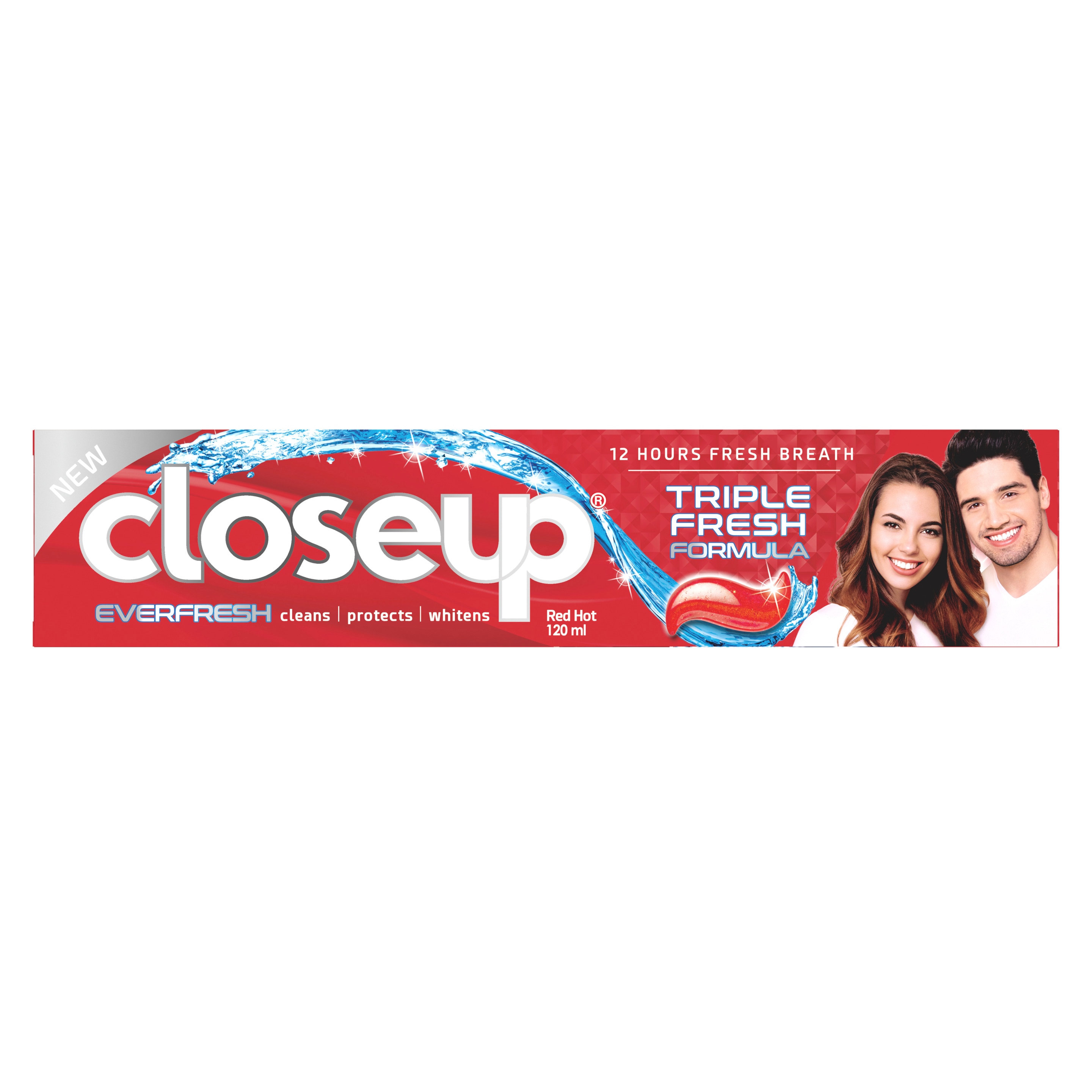 CLOSE UP Triple Fresh Formula Gel Toothpaste, Red Hot