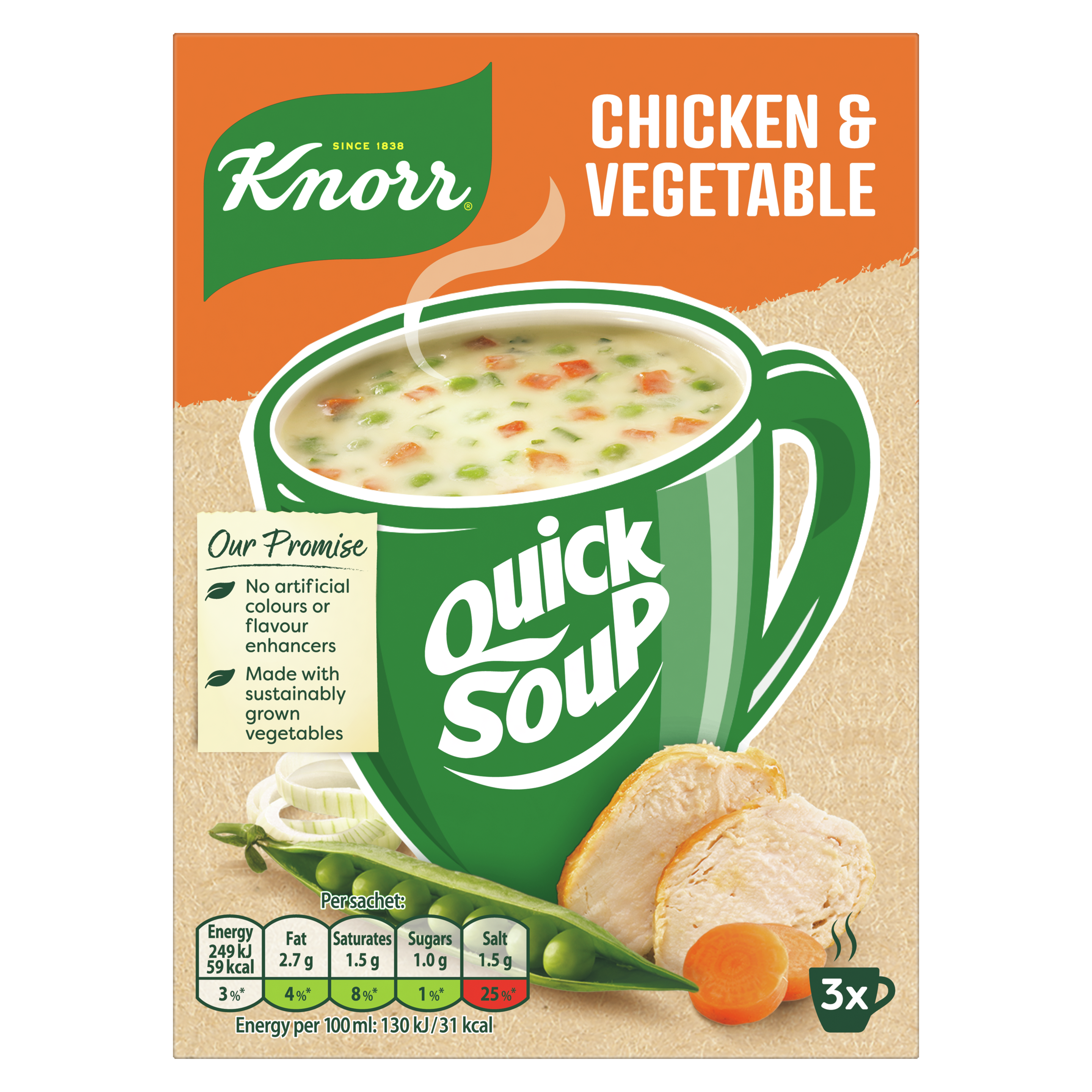 Quick Soup Chicken and Vegetable