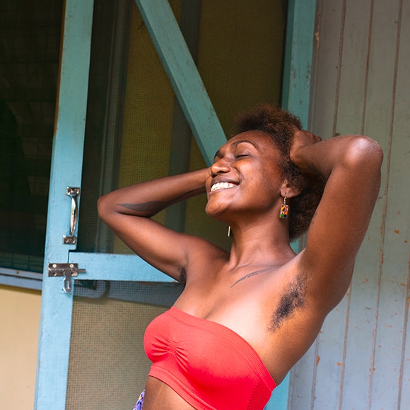 A short, sharp spray.