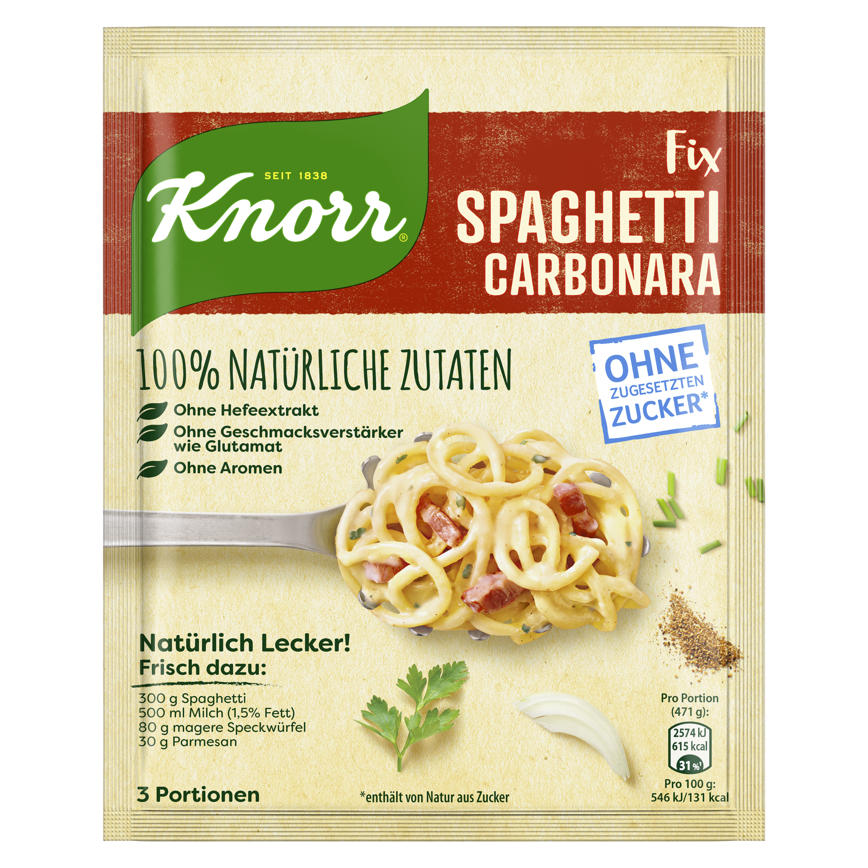 Knorr Natürlich Lecker! Spaghetti Carbonara 42 g