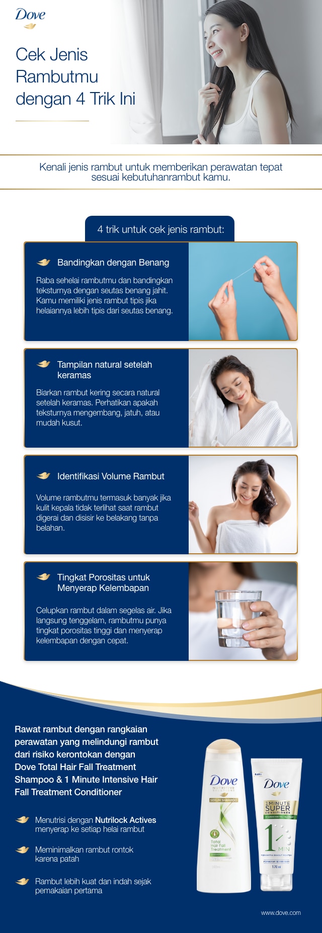 Cek Jenis Rambutmu dengan 4 Trik Ini