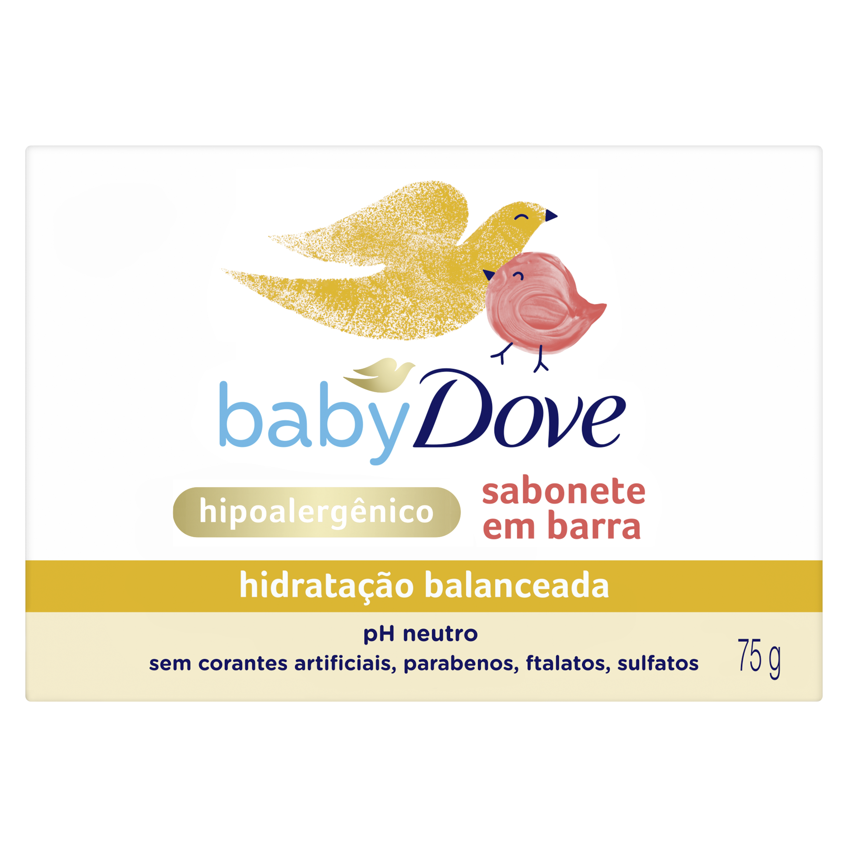 Sabonete em Barra Baby Dove Hidratação Balanceada 75g