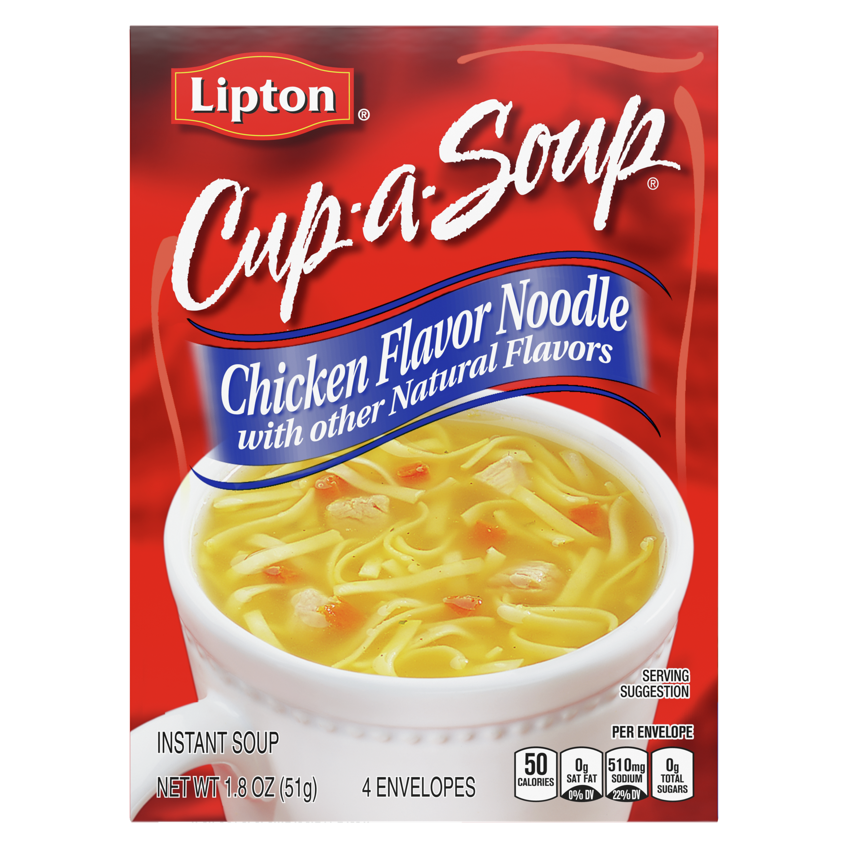 Lipton Cup-a-Soup Instant Soup Chicken Noodle packshot