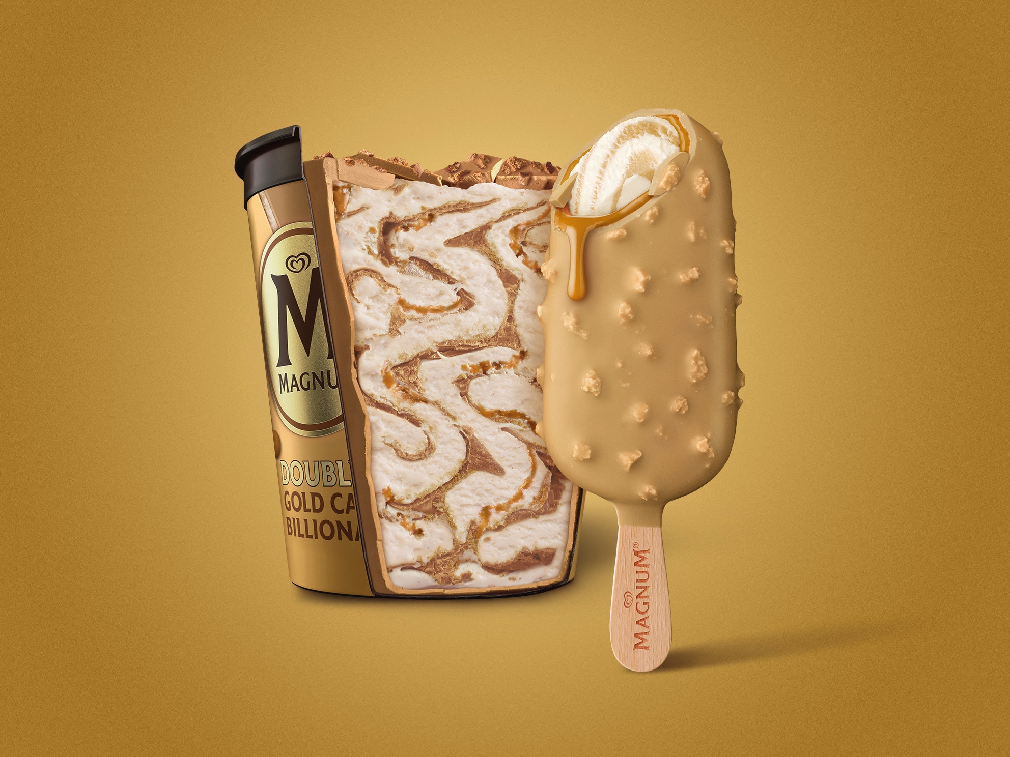 magnum ice cream gold