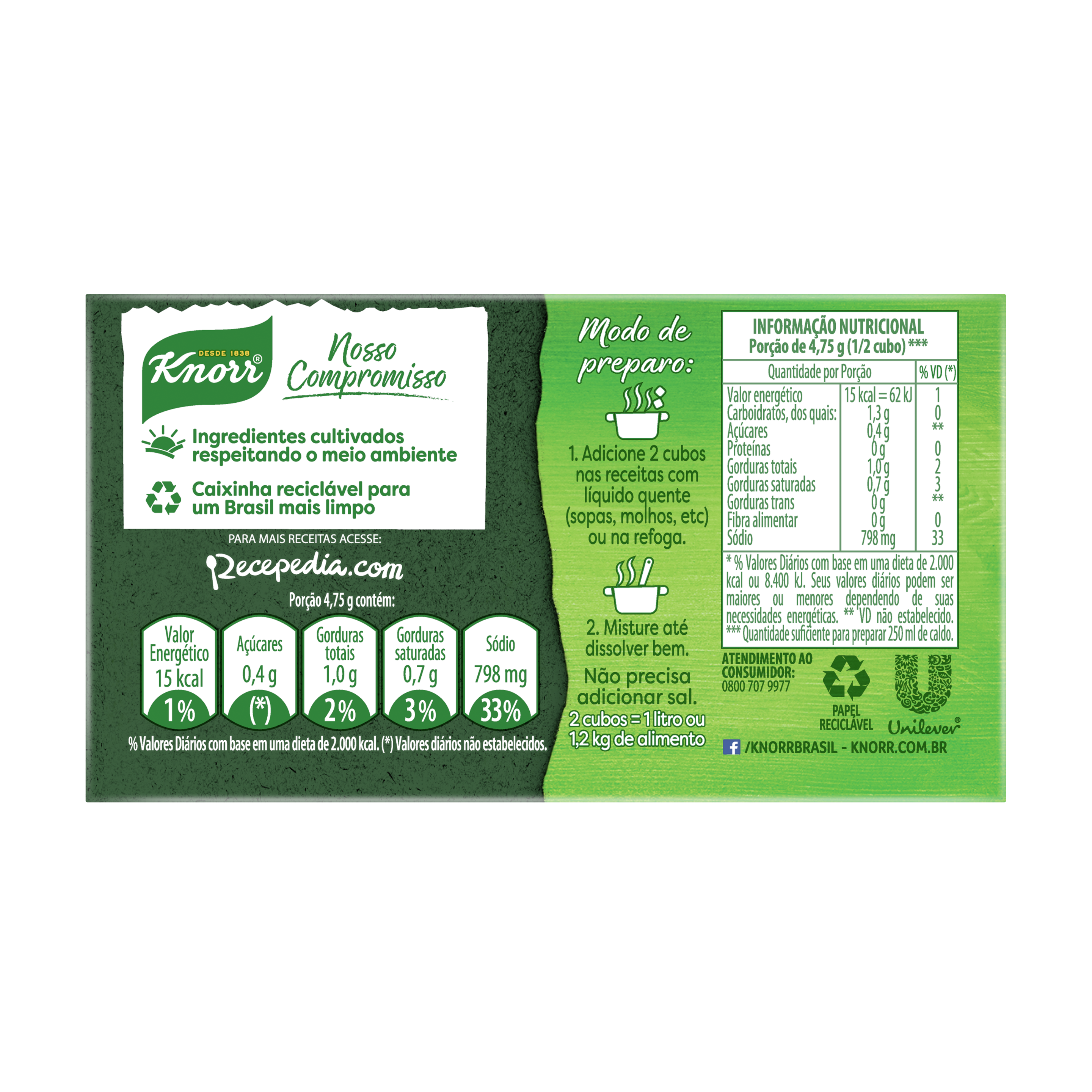 Caldo Knorr Galinha