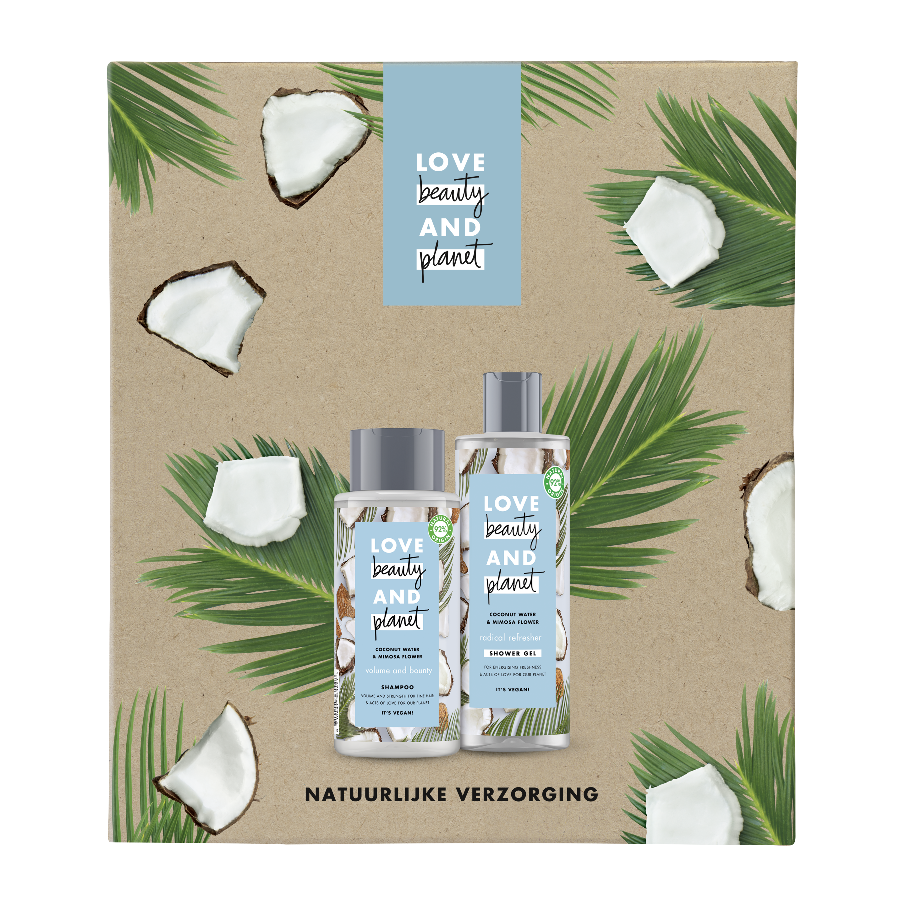 coconut Water & mimosa flower luxe geschenkset 2pc