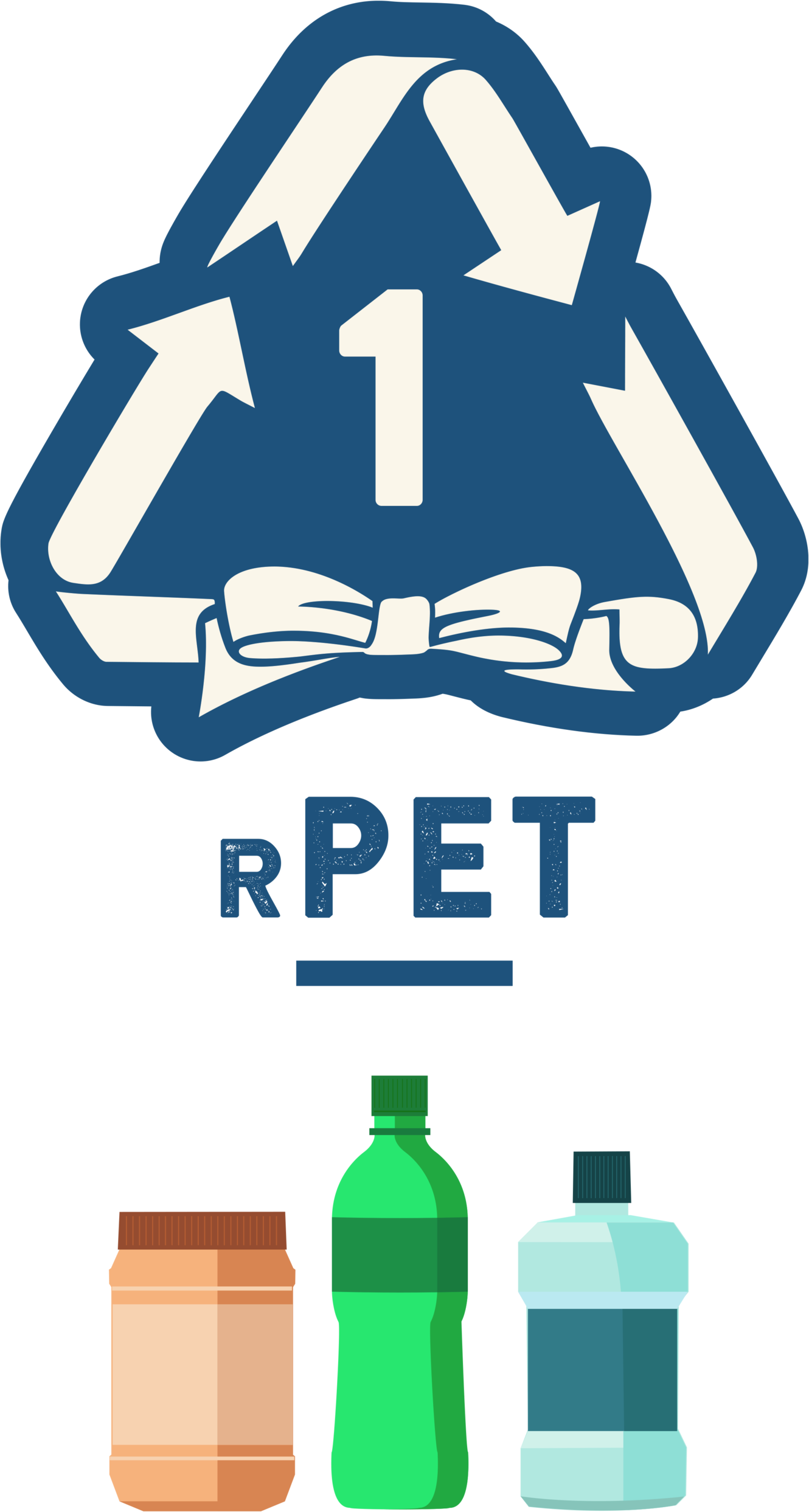 rPET = Recycled Polyethylene Terephthalate
