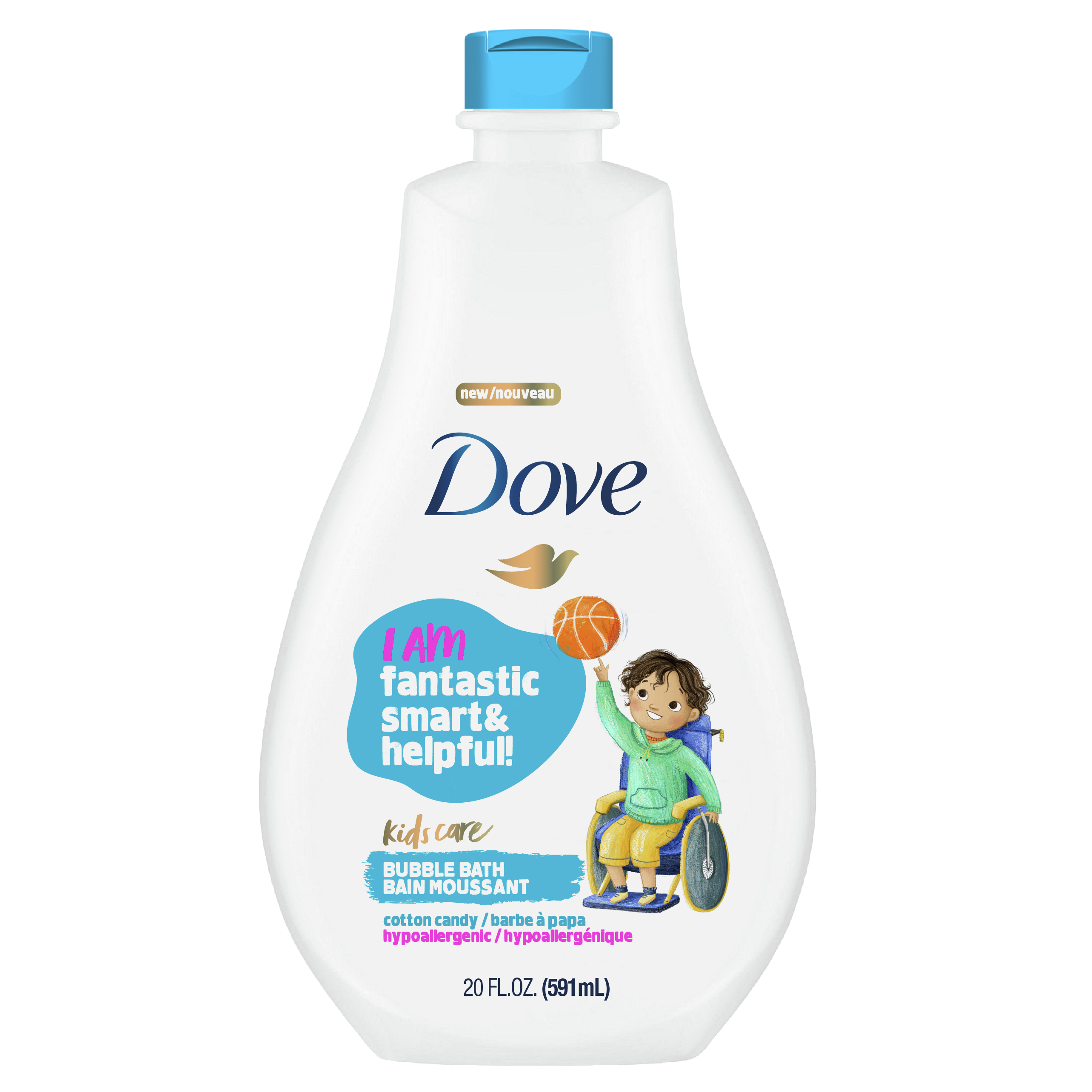 Dove Kids Care Bubble Bath Cotton Candy 20 oz