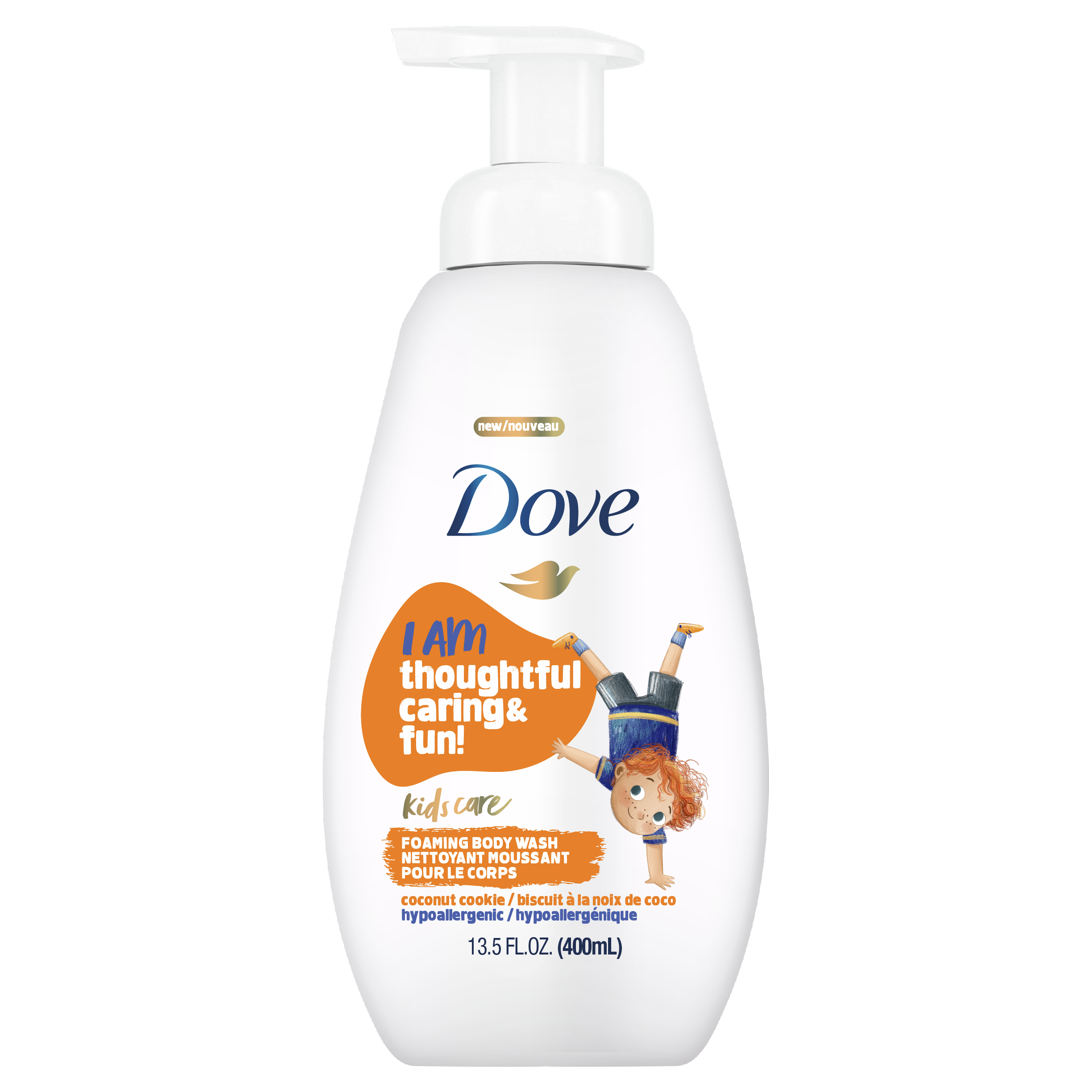 Dove Kids Care Foaming Body Wash Coconut Cookie 13.5 oz