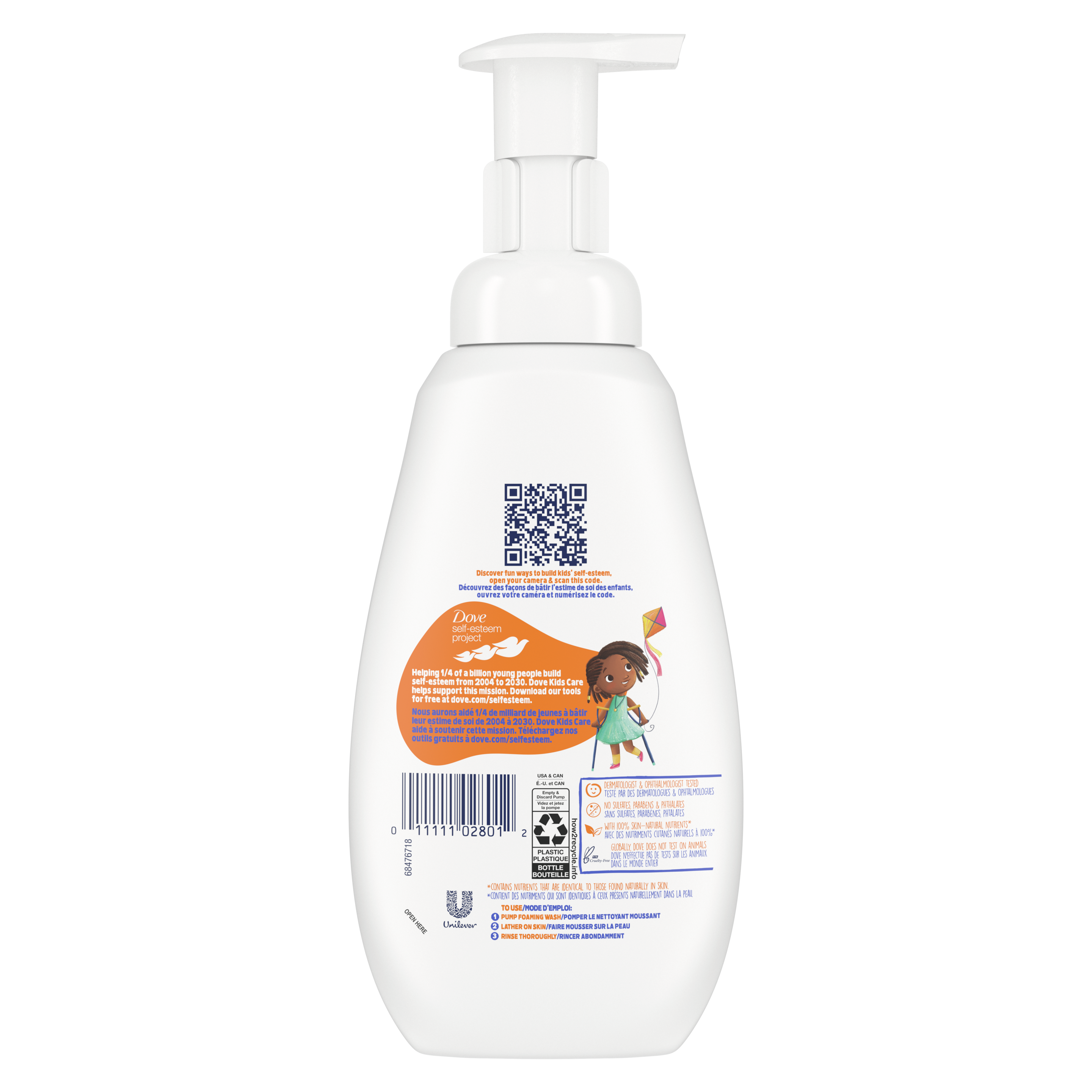 Kids Care Foaming Body Wash Coconut Cookie