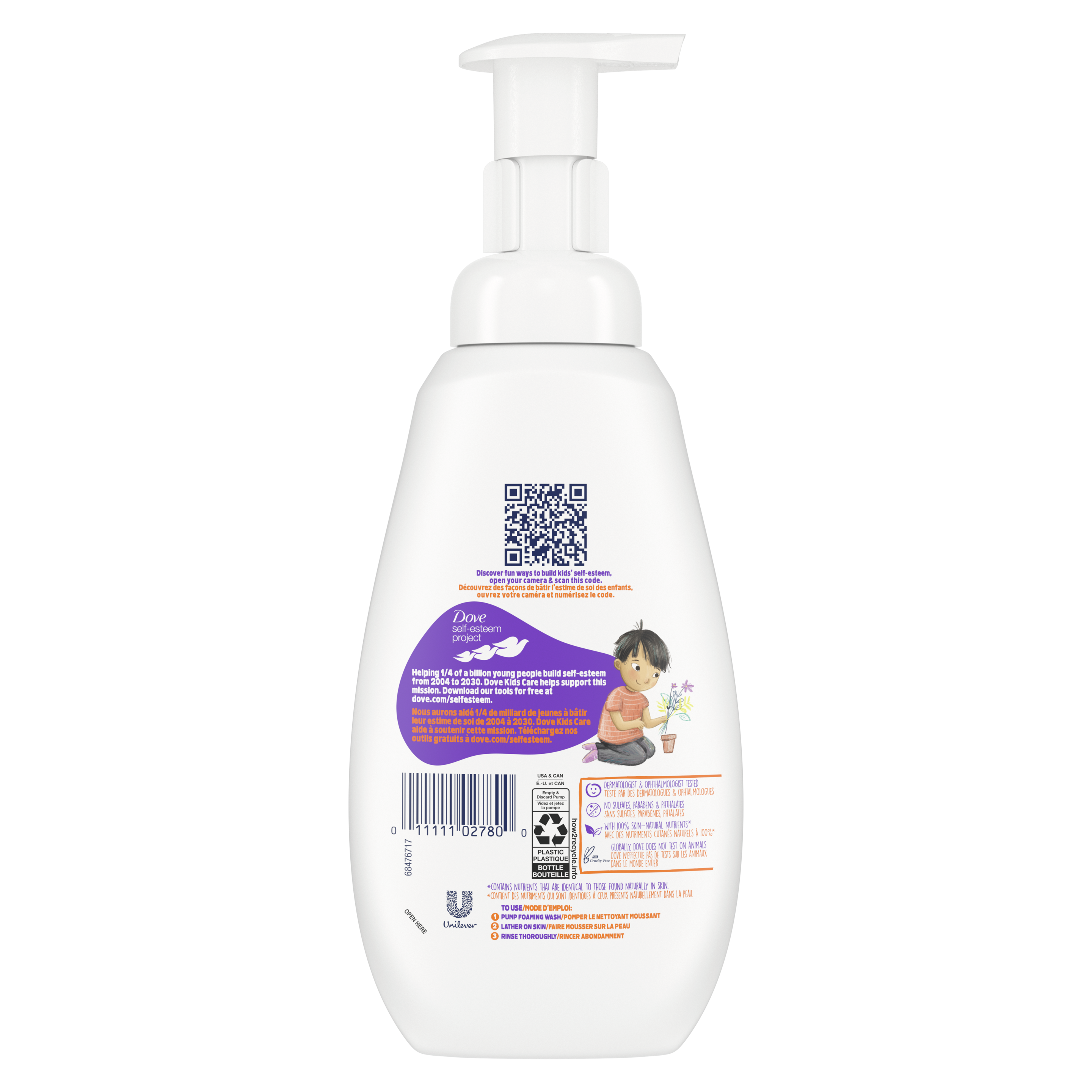 Kids Care Foaming Body Wash Berry Smoothie