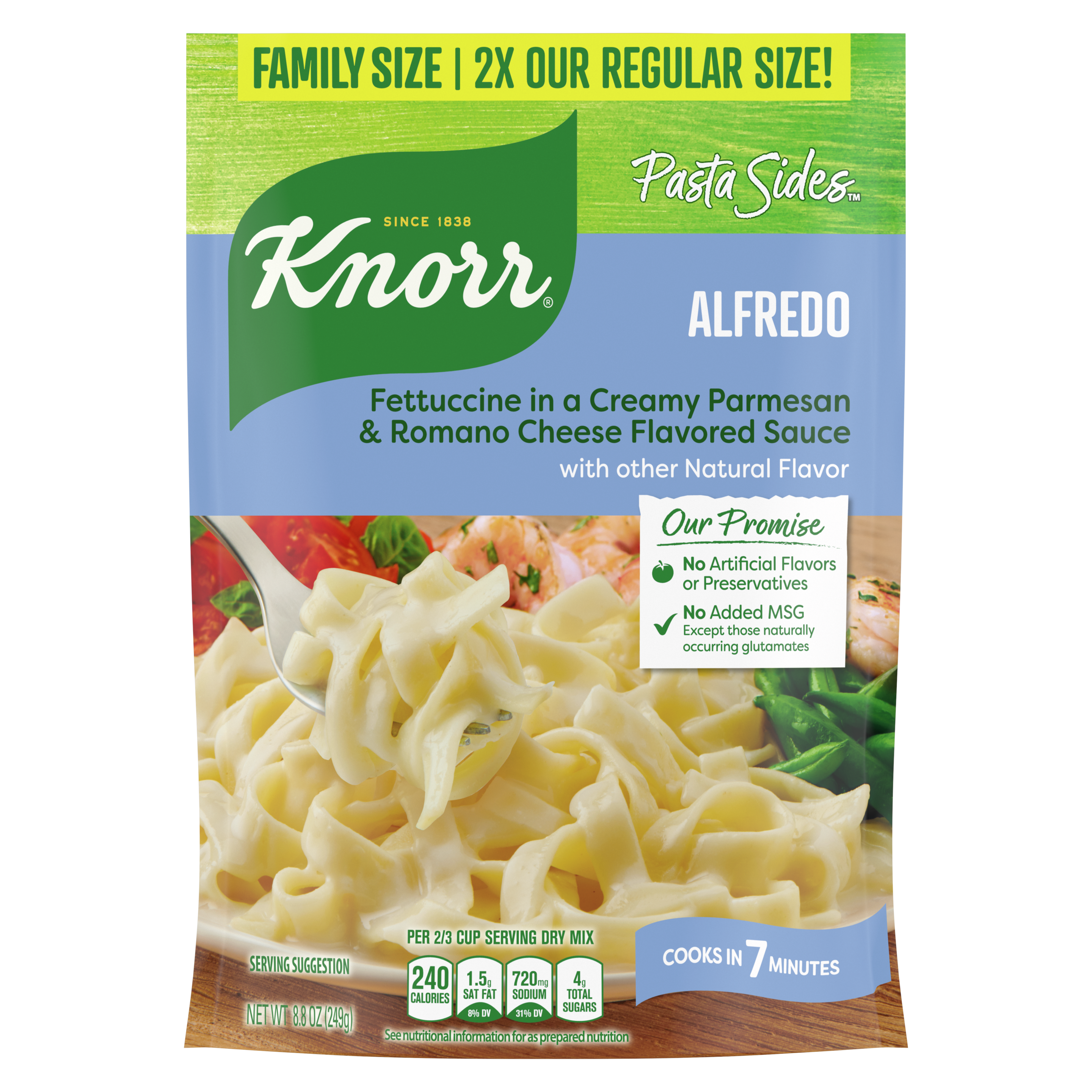 Knorr Pasta Alfredo tamaño familiar