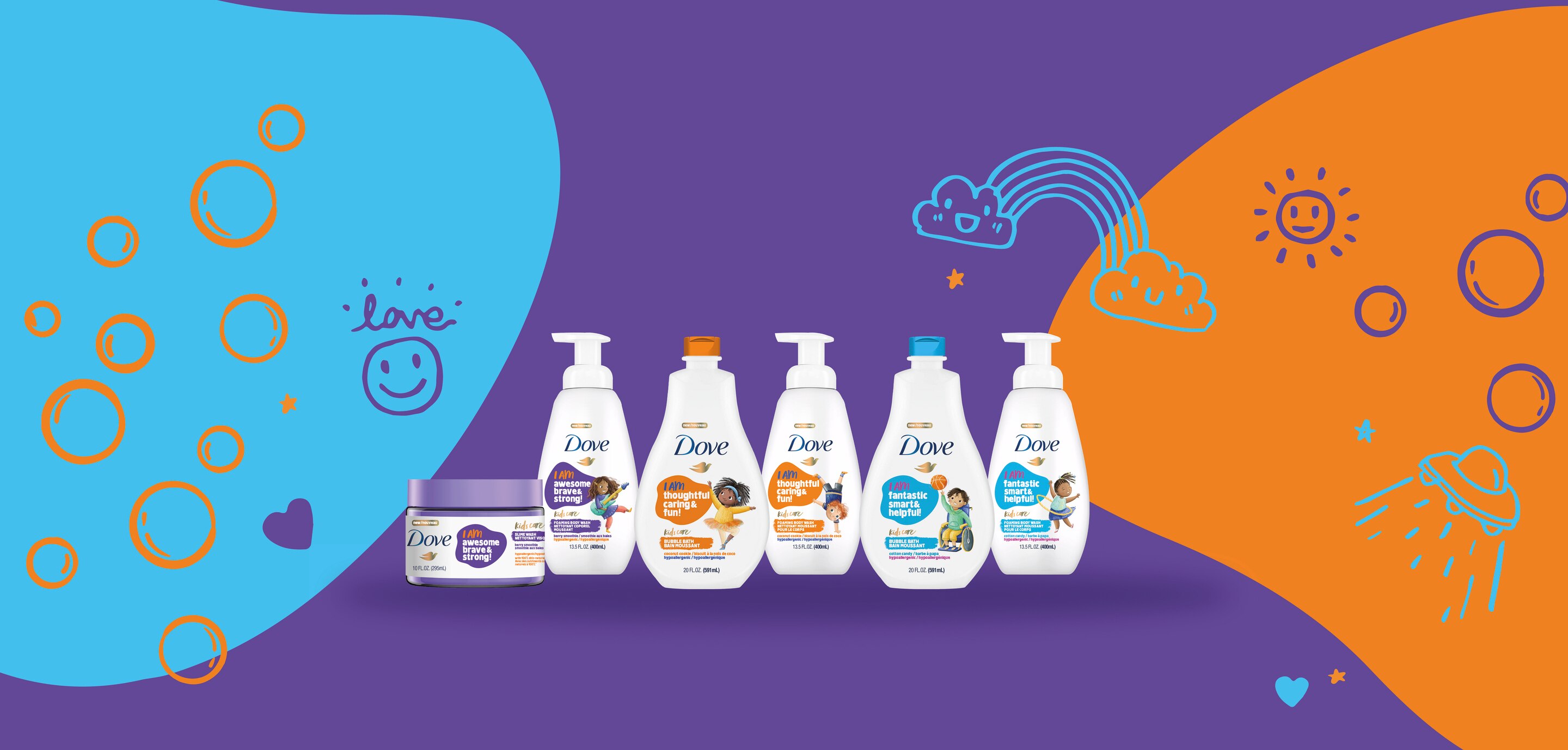 Dove Kids Care range