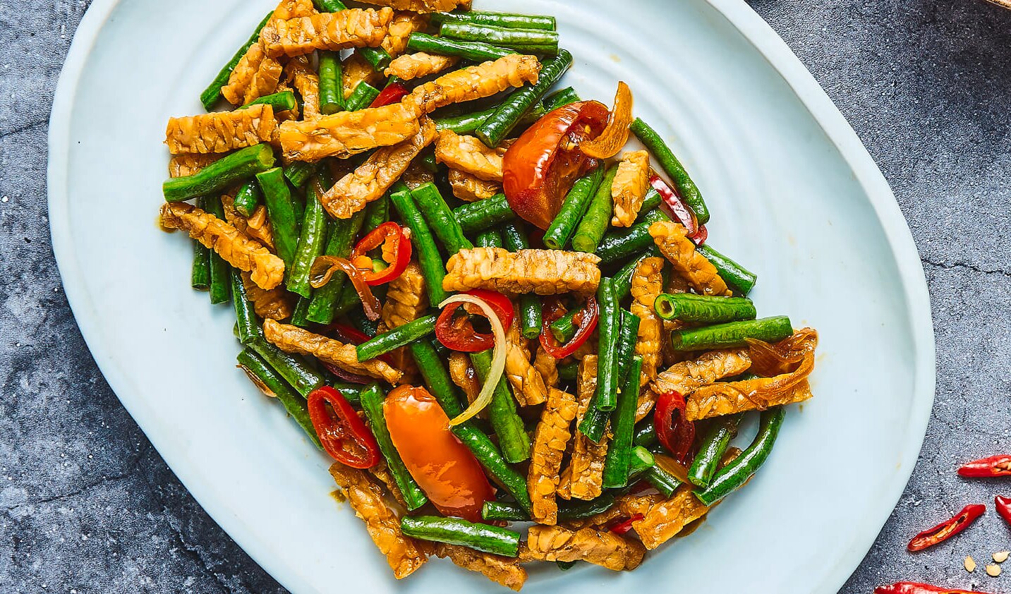 tumis buncis tempe rendah kalori