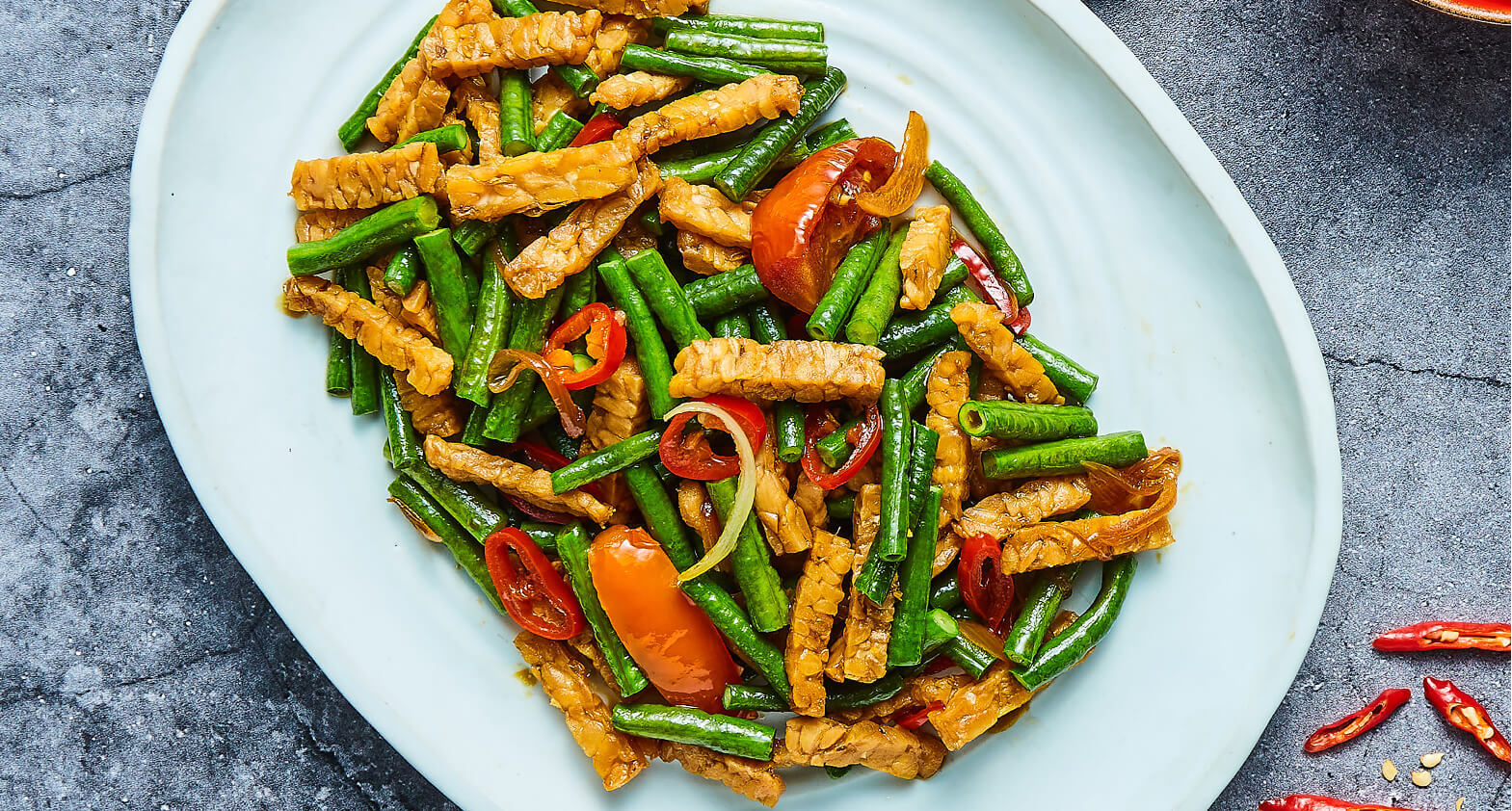 tumis buncis tempe rendah kalori