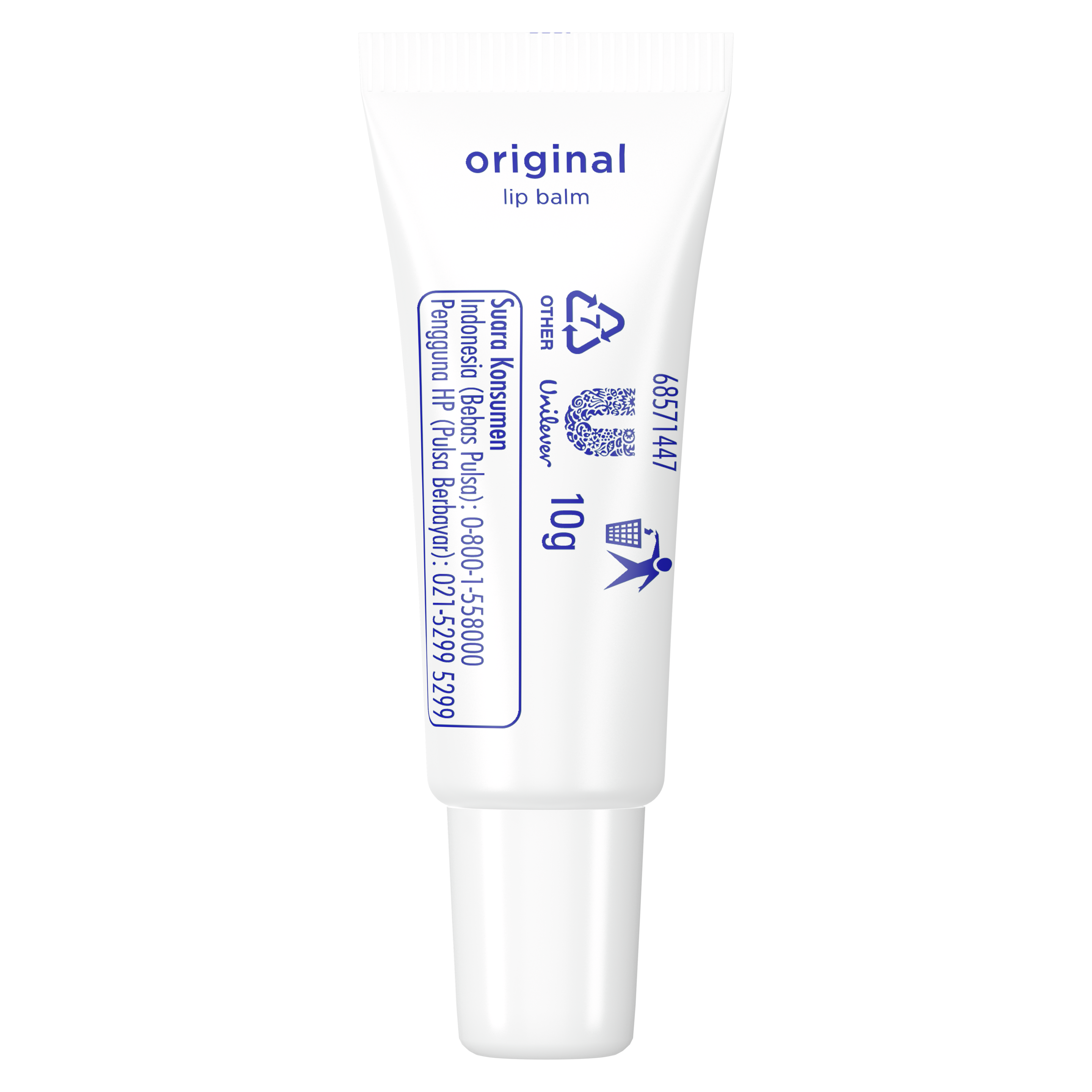 Vaseline Lip Care Original back