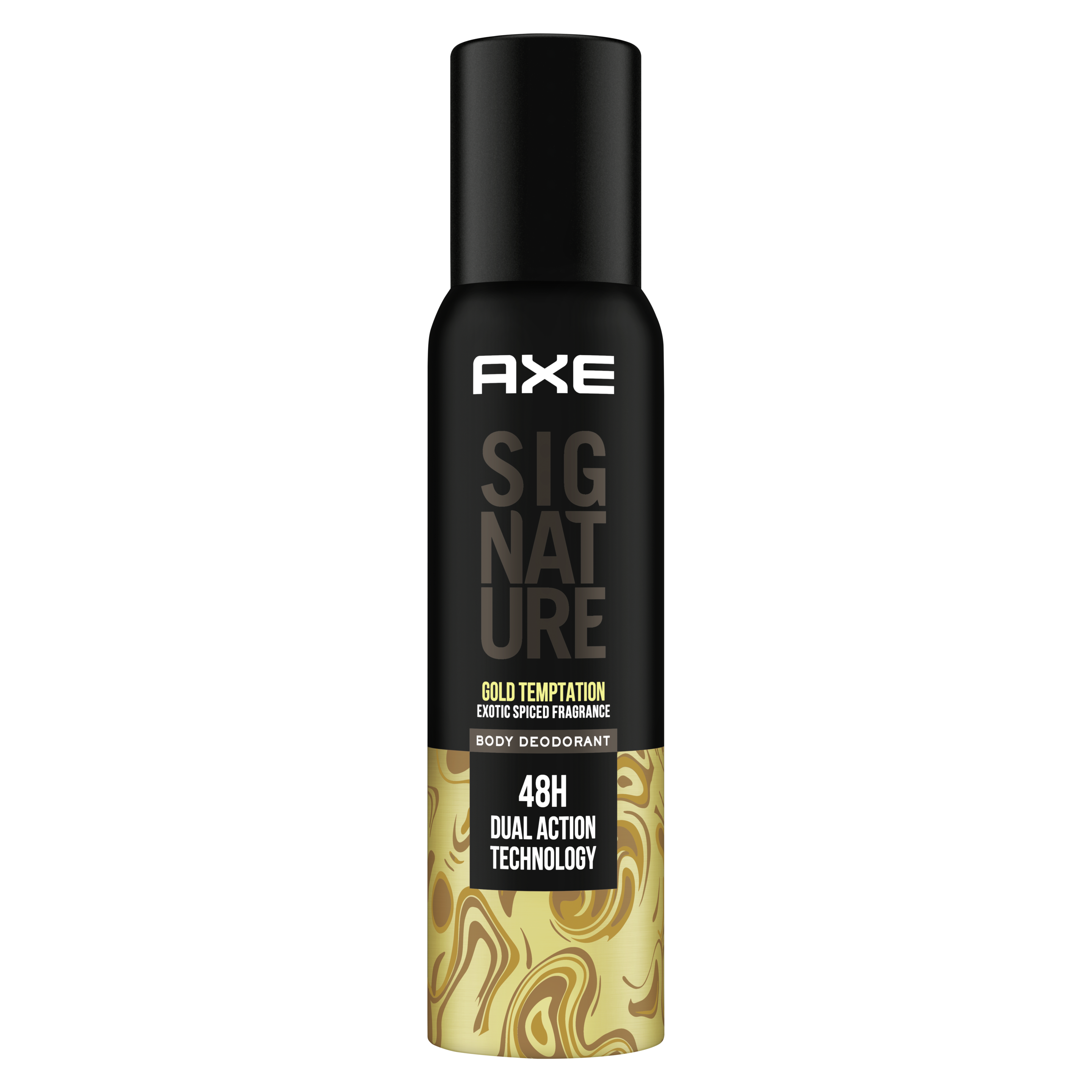 Axe Signature Gold Temptation Long Lasting No Gas Body Deodorant For Men, 154 ml