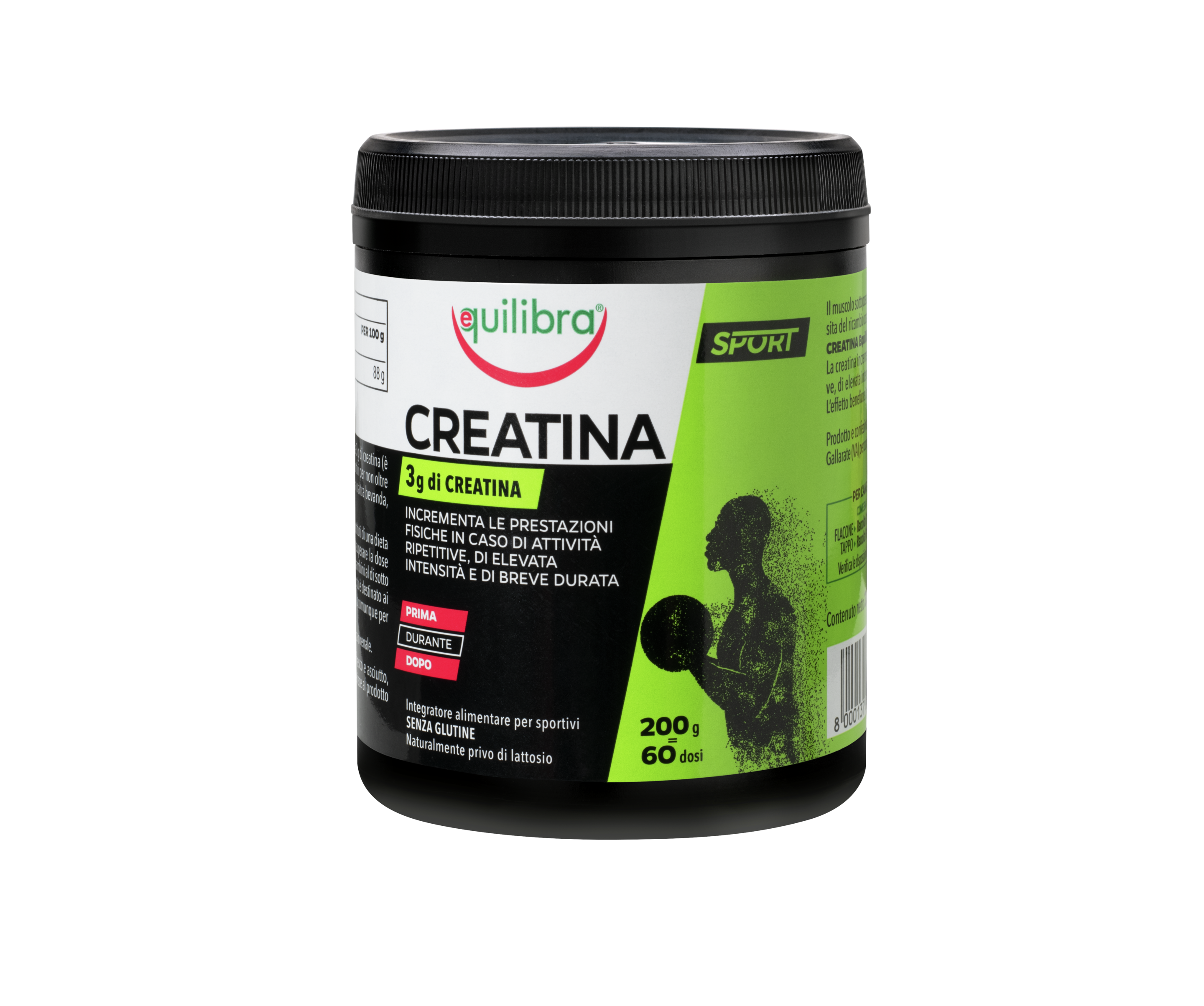 Creatina Equilibra<sup>®</sup>  - Polvere solubile - 200 g